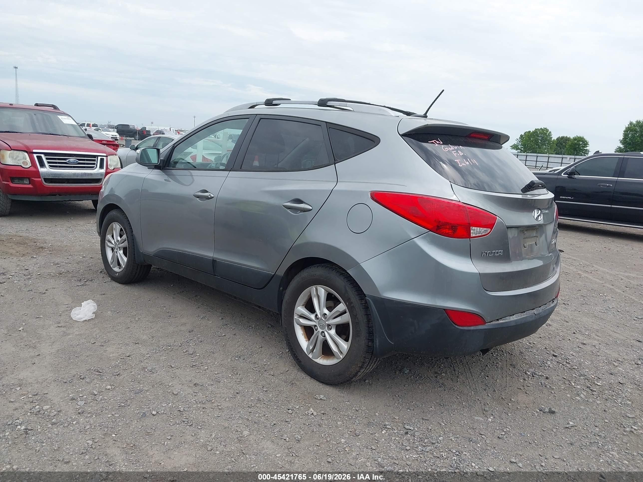 2013 Hyundai Tucson Gls Серый vin: KM8JU3AC5DU667904
