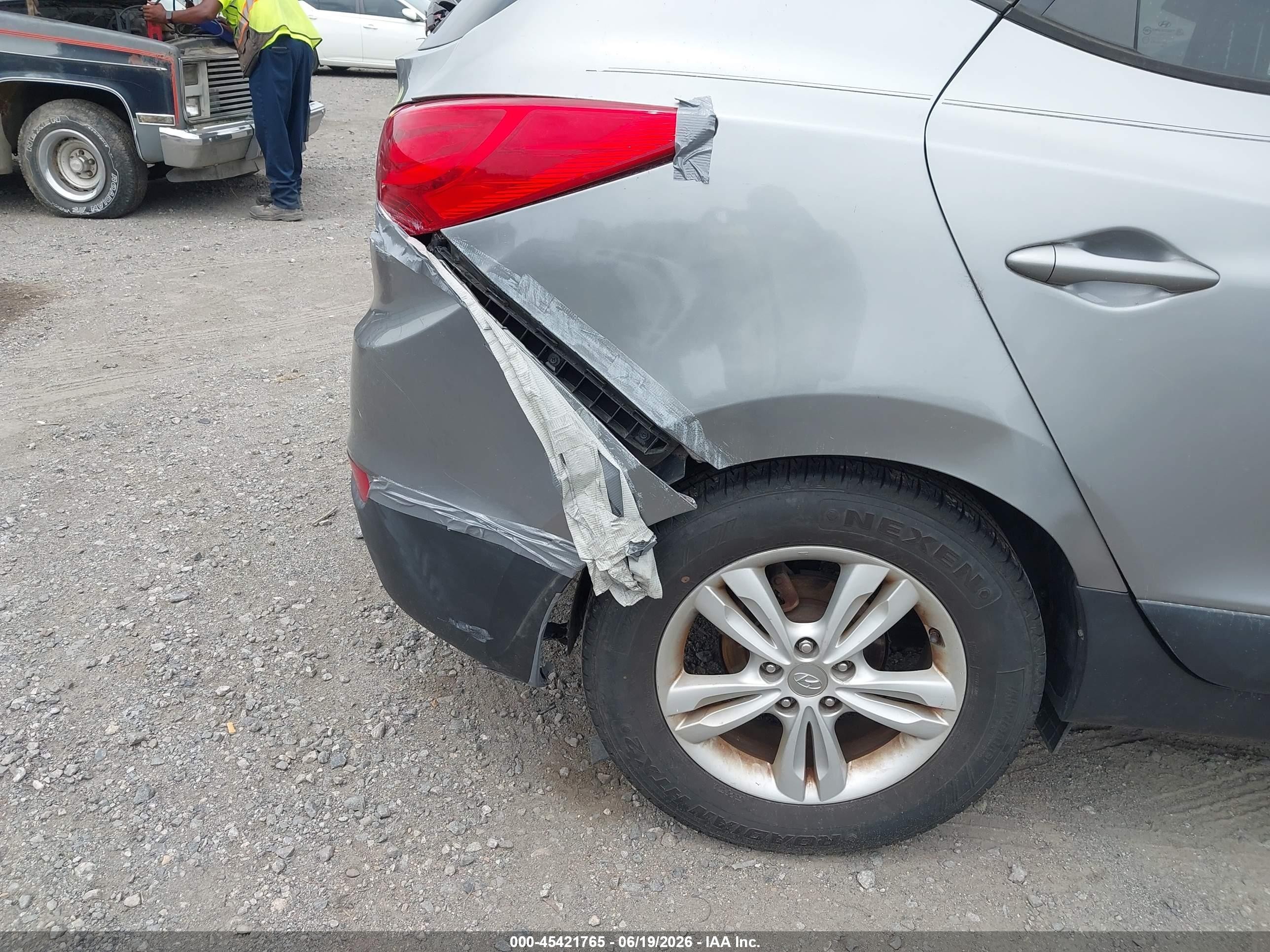 2013 Hyundai Tucson Gls Серый vin: KM8JU3AC5DU667904
