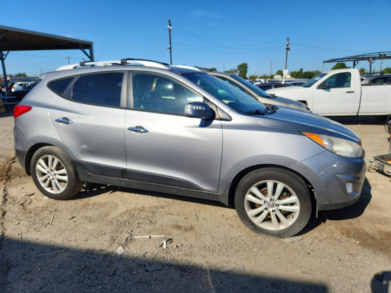2013 Hyundai Tucson Limited Серый vin: KM8JU3AC5DU685836