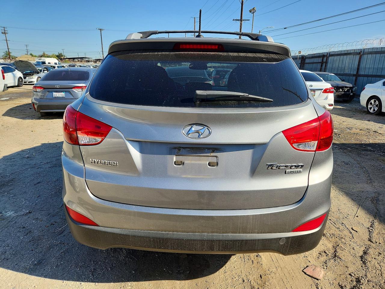 2013 Hyundai Tucson Limited Серый vin: KM8JU3AC5DU685836