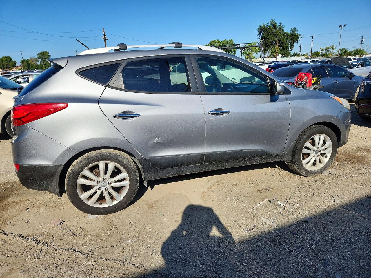 2013 Hyundai Tucson Limited Серый vin: KM8JU3AC5DU685836