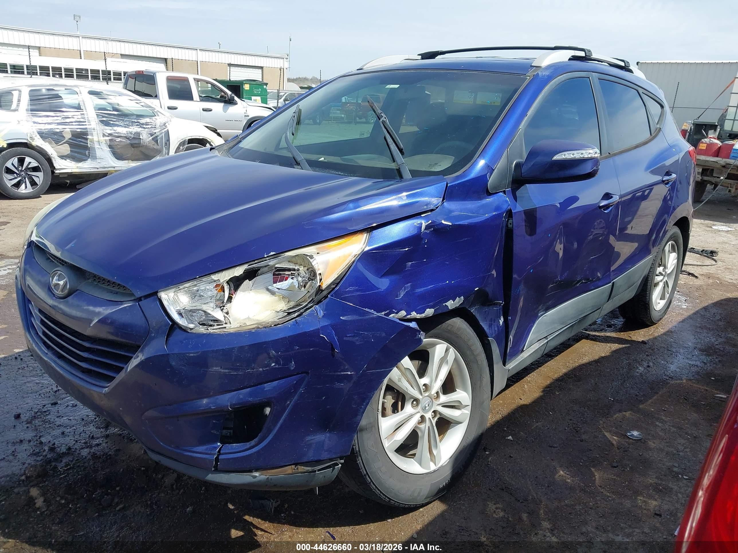 2013 Hyundai Tucson Gls Синий vin: KM8JU3AC5DU694875