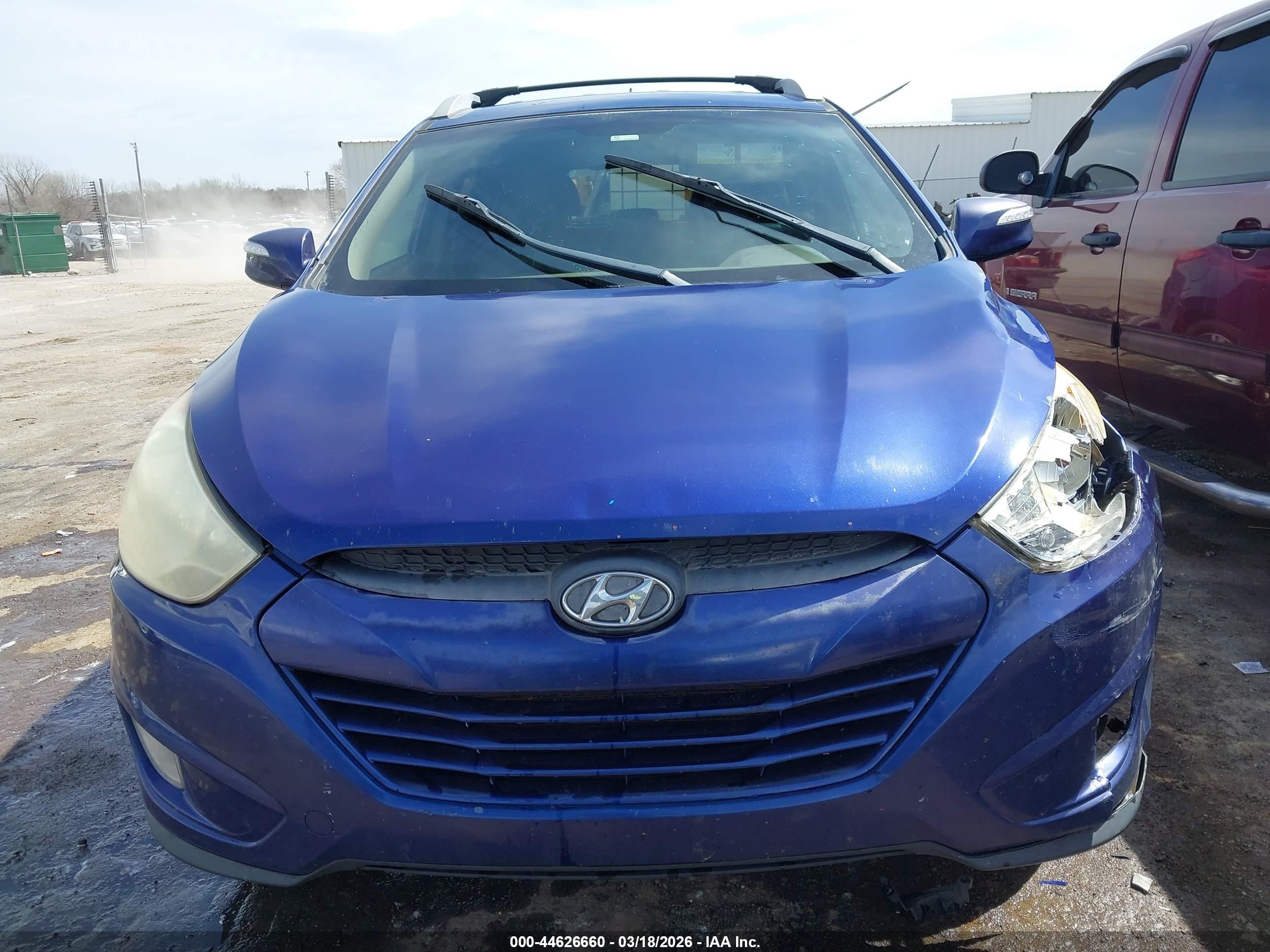 2013 Hyundai Tucson Gls Синий vin: KM8JU3AC5DU694875