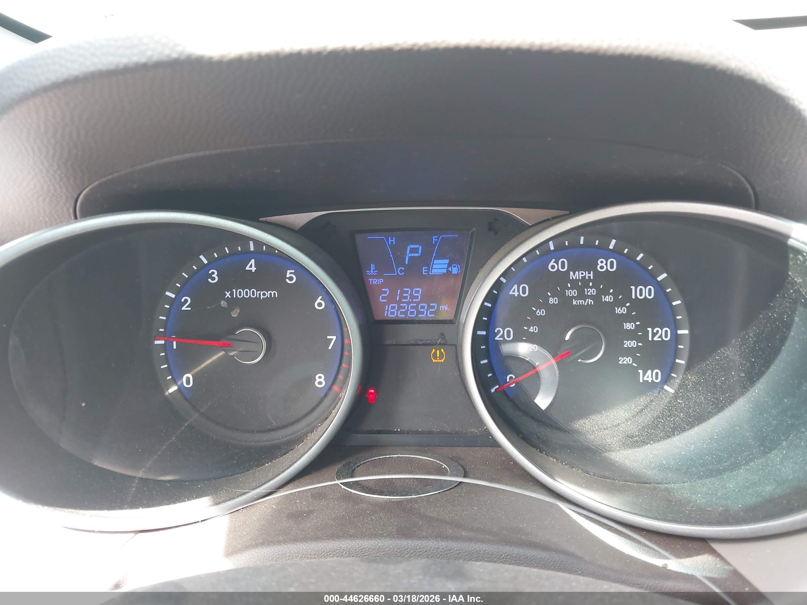 2013 Hyundai Tucson Gls Синий vin: KM8JU3AC5DU694875