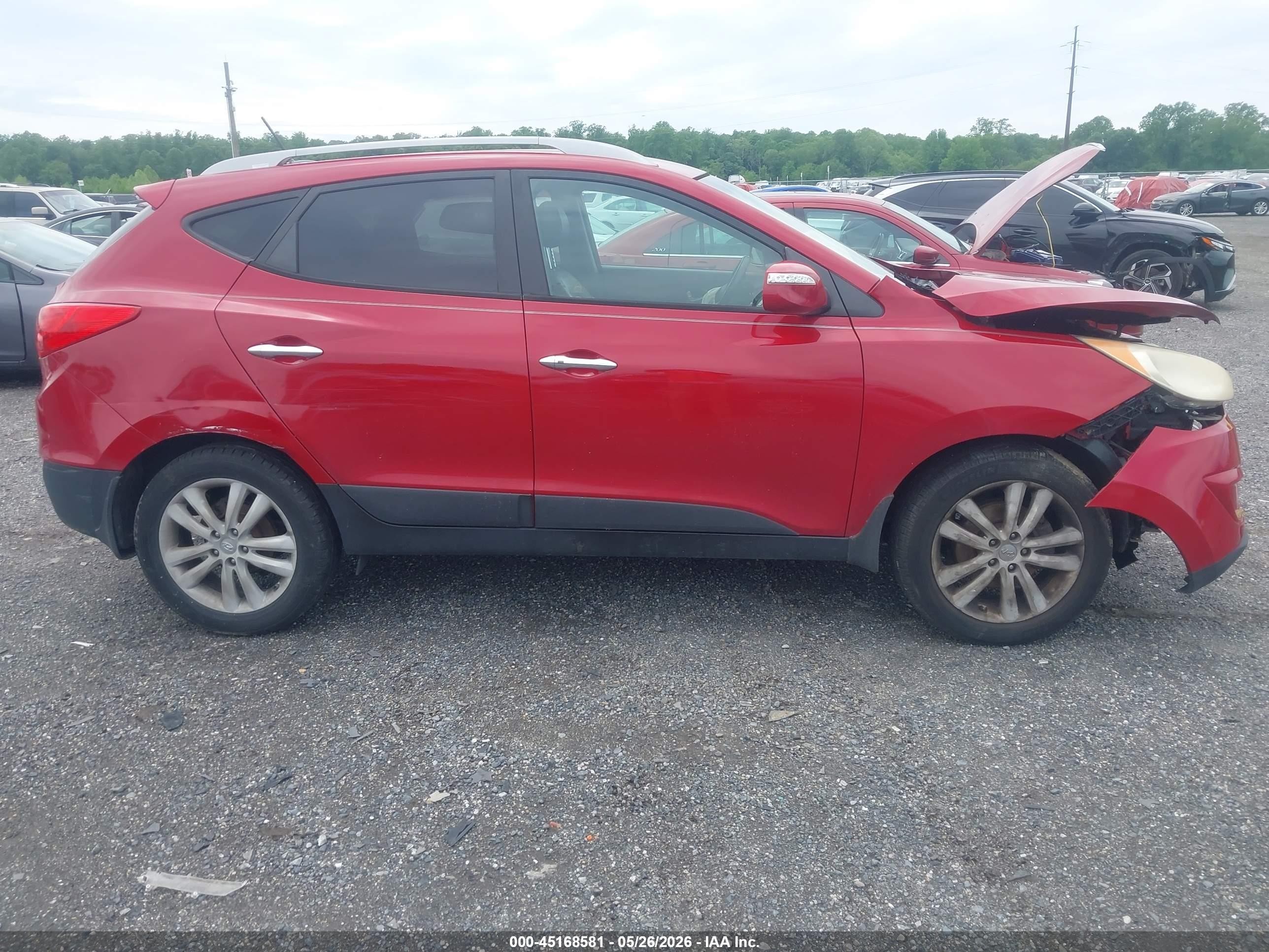 2013 Hyundai Tucson Limited Red vin: KM8JU3AC5DU702988