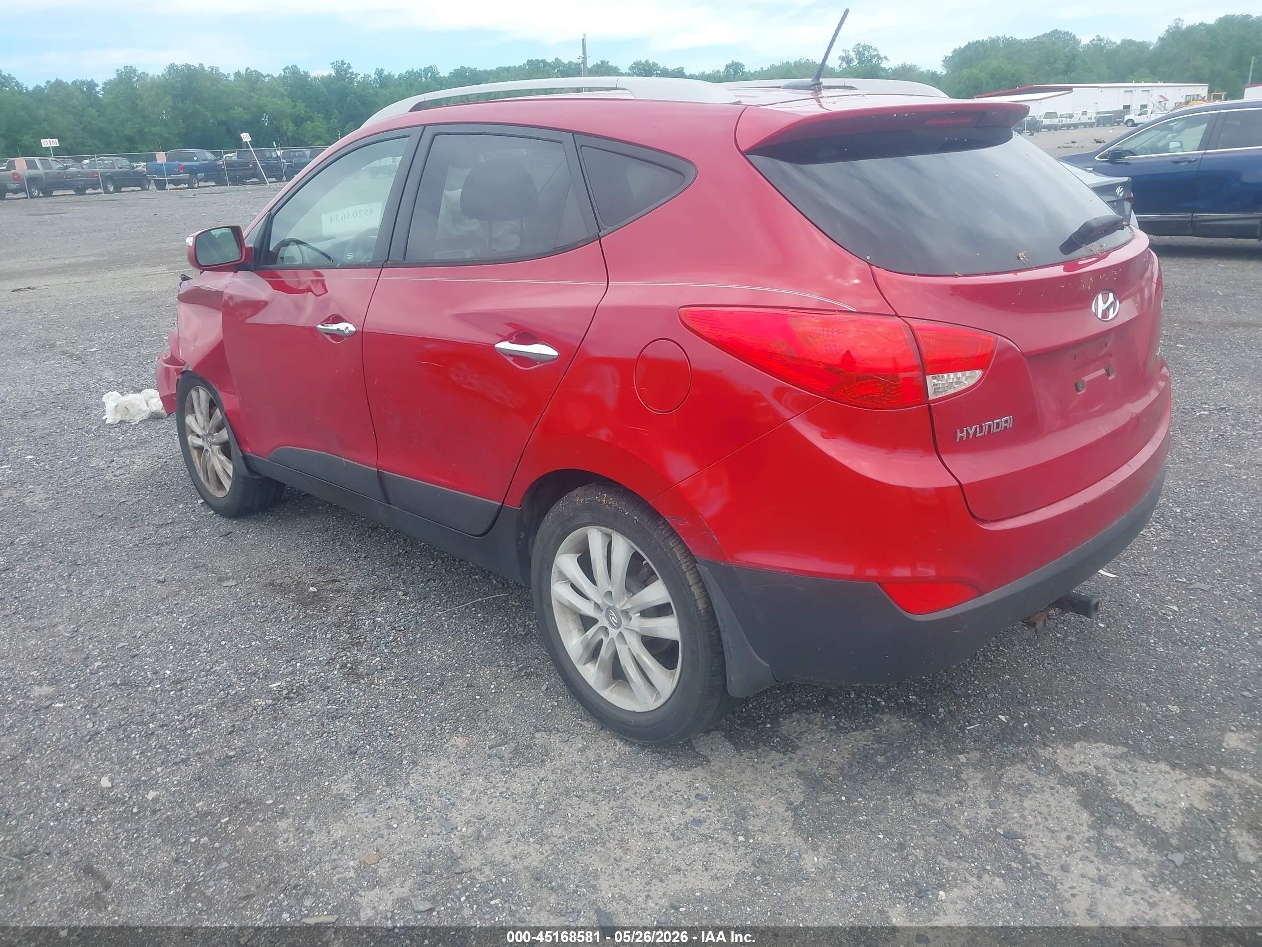 2013 Hyundai Tucson Limited Red vin: KM8JU3AC5DU702988