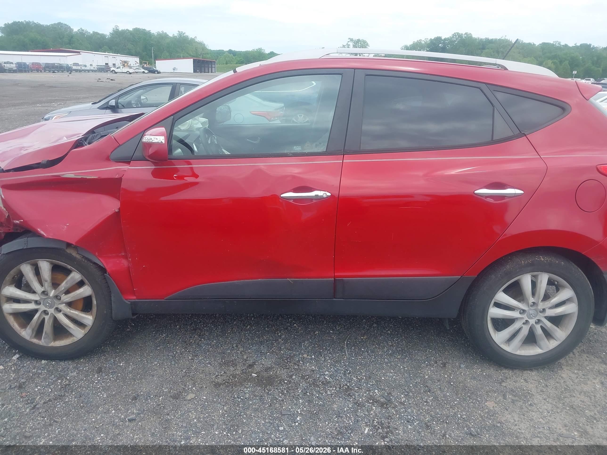 2013 Hyundai Tucson Limited Red vin: KM8JU3AC5DU702988