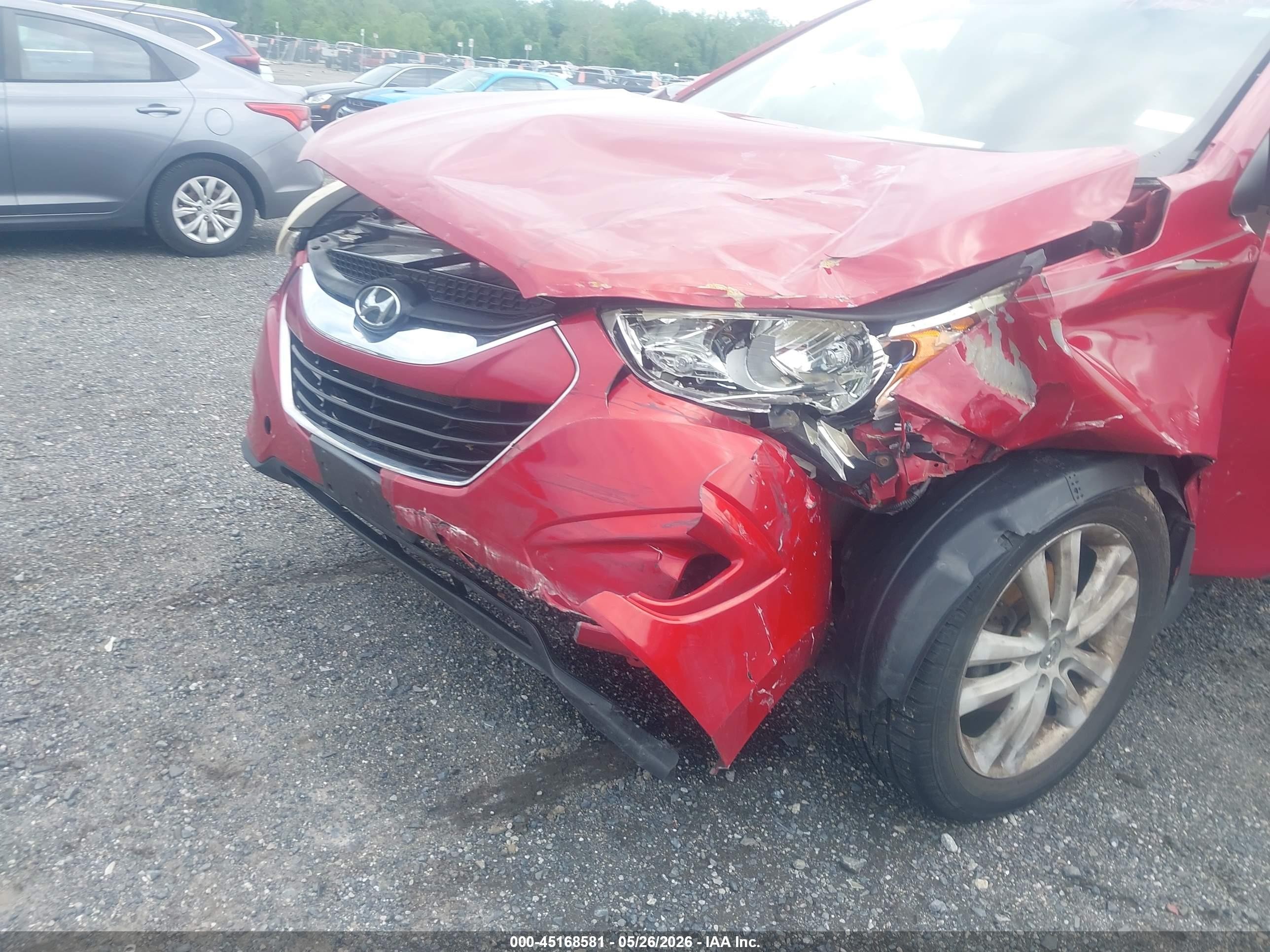 2013 Hyundai Tucson Limited Red vin: KM8JU3AC5DU702988