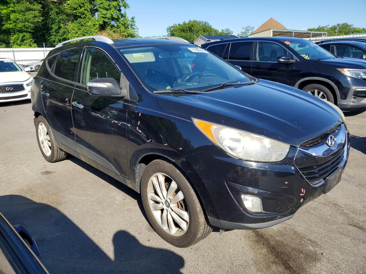 2013 Hyundai Tucson Limited Black vin: KM8JU3AC5DU703414