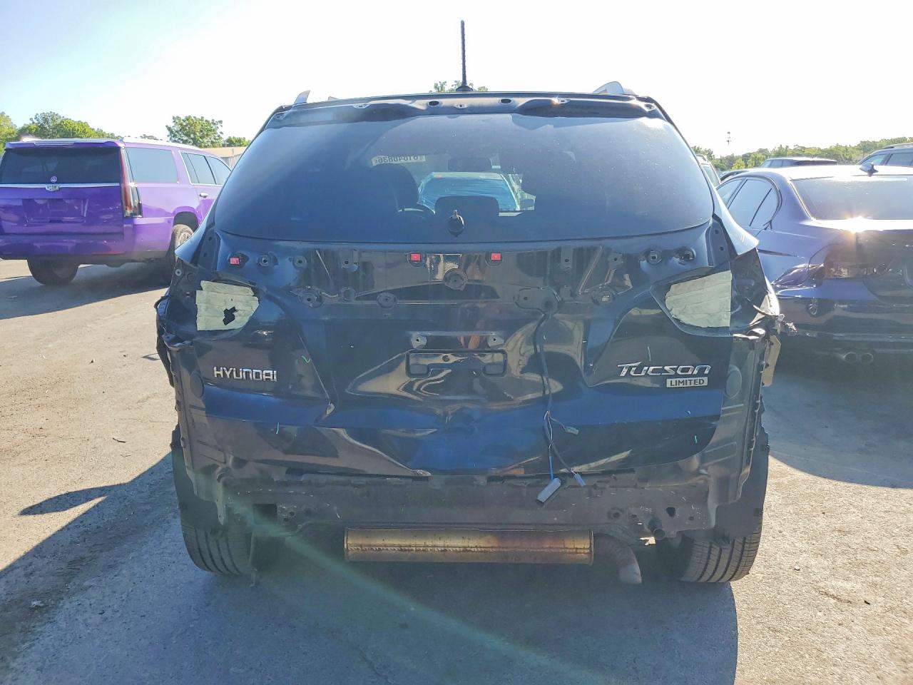 2013 Hyundai Tucson Limited Black vin: KM8JU3AC5DU703414