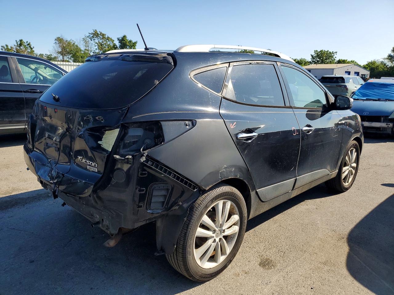 2013 Hyundai Tucson Limited Black vin: KM8JU3AC5DU703414