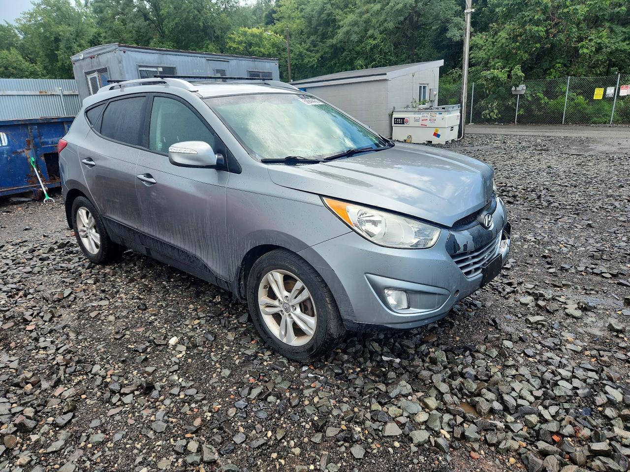 2013 Hyundai Tucson Gls Gray vin: KM8JU3AC5DU723386
