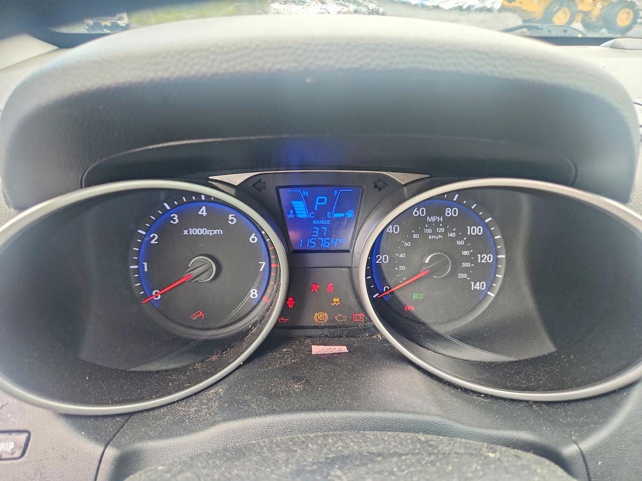 2013 Hyundai Tucson Gls Gray vin: KM8JU3AC5DU723386