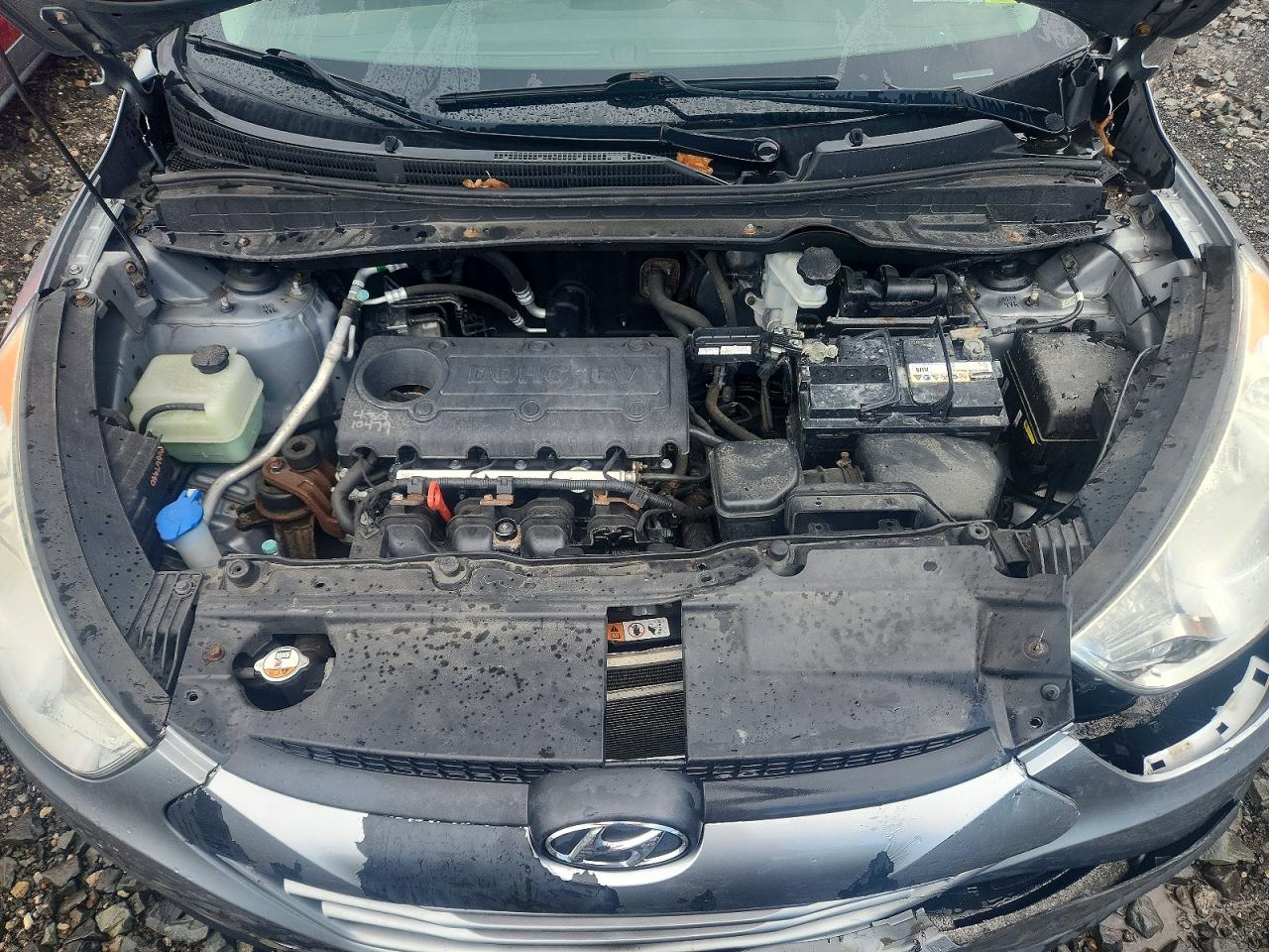 2013 Hyundai Tucson Gls Gray vin: KM8JU3AC5DU723386