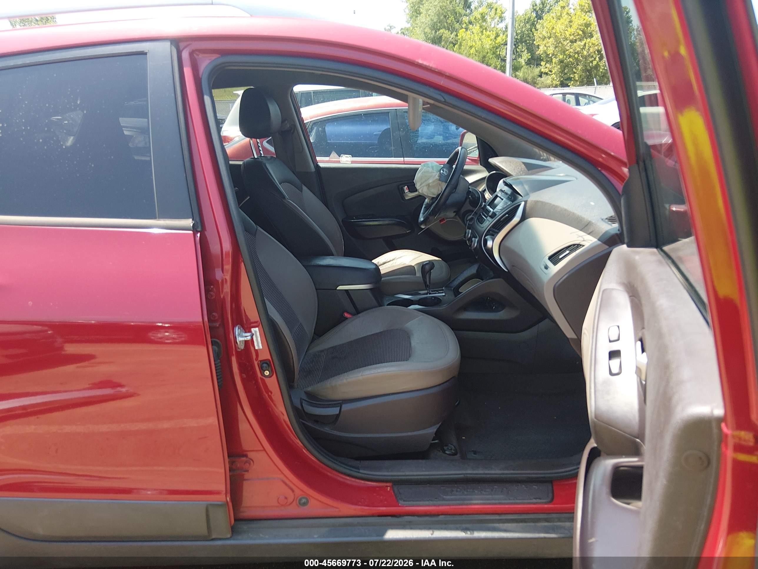 2013 Hyundai Tucson Gls Темно-бордовый vin: KM8JU3AC5DU728183
