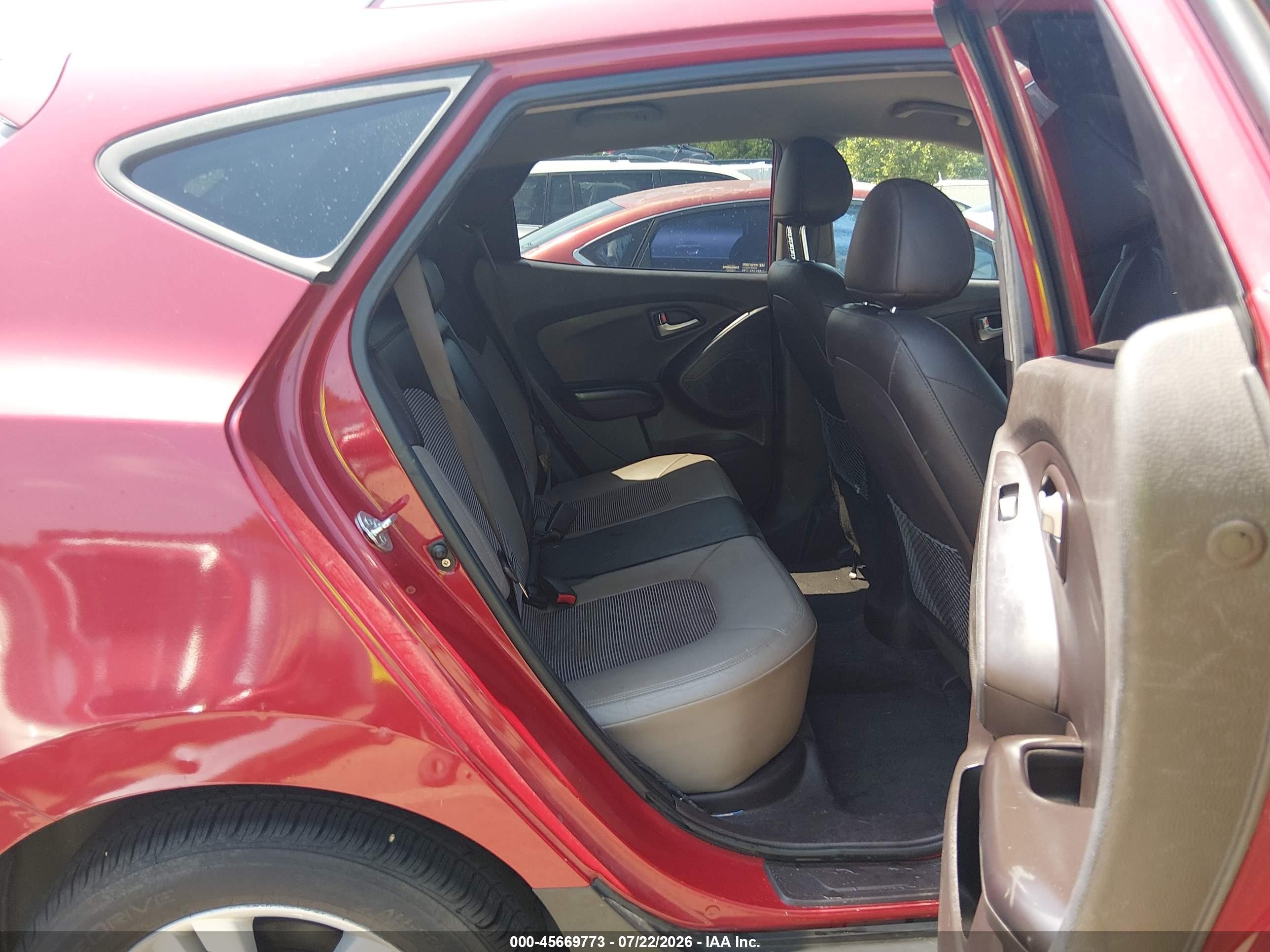 2013 Hyundai Tucson Gls Темно-бордовый vin: KM8JU3AC5DU728183
