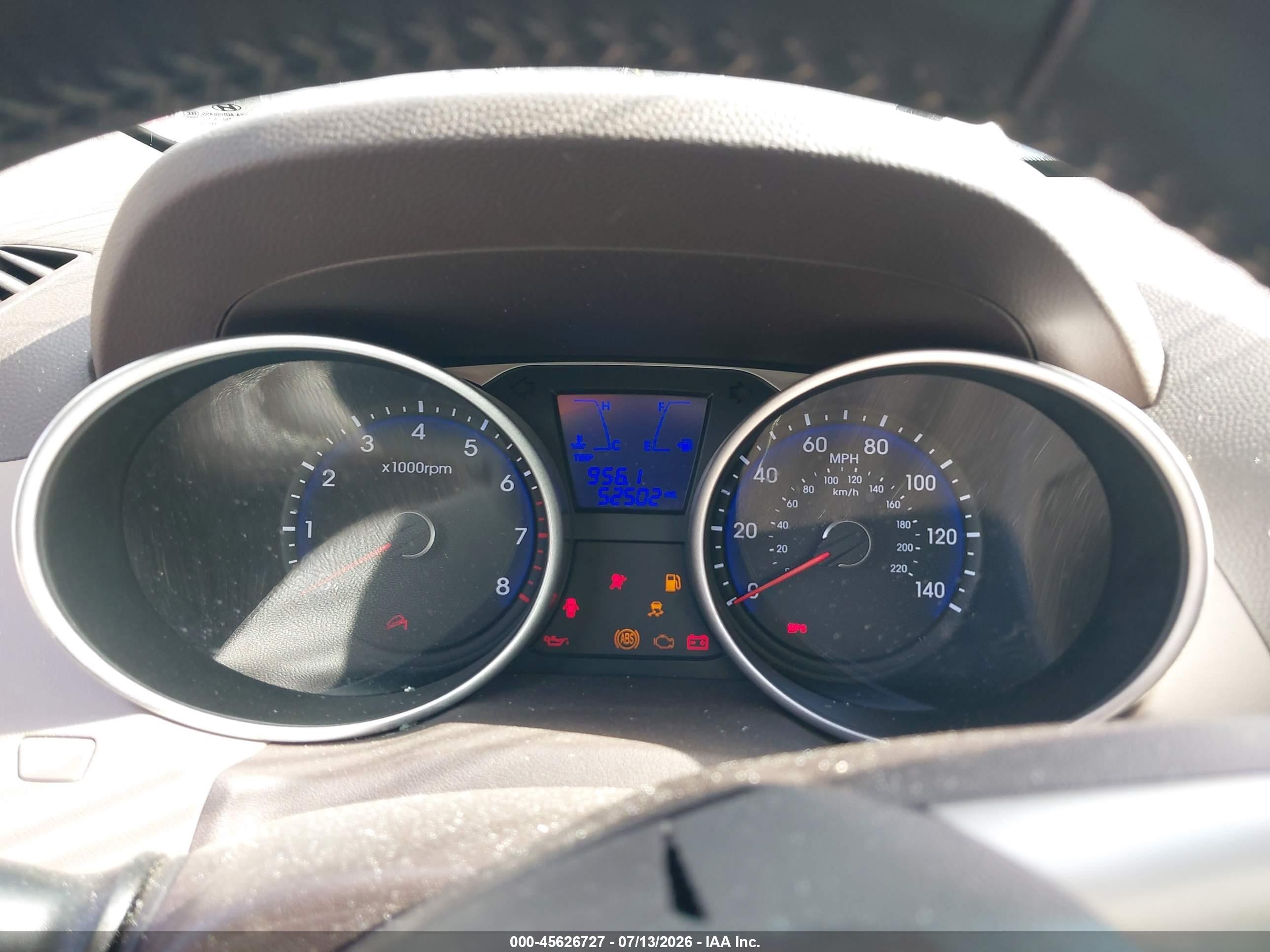 2013 Hyundai Tucson Gls Красный vin: KM8JU3AC5DU766058