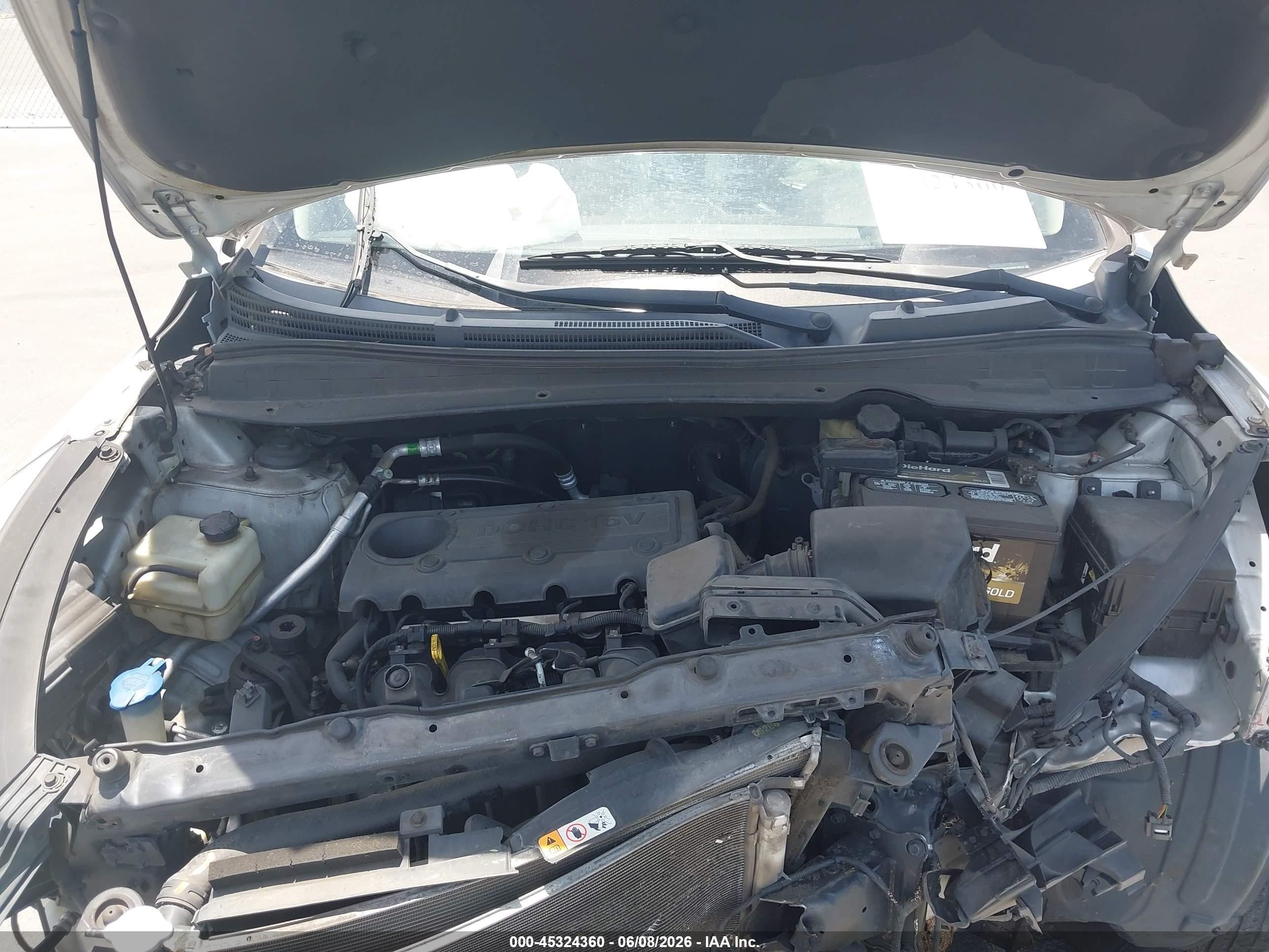 2013 Hyundai Tucson Gls Silver vin: KM8JU3AC5DU770417