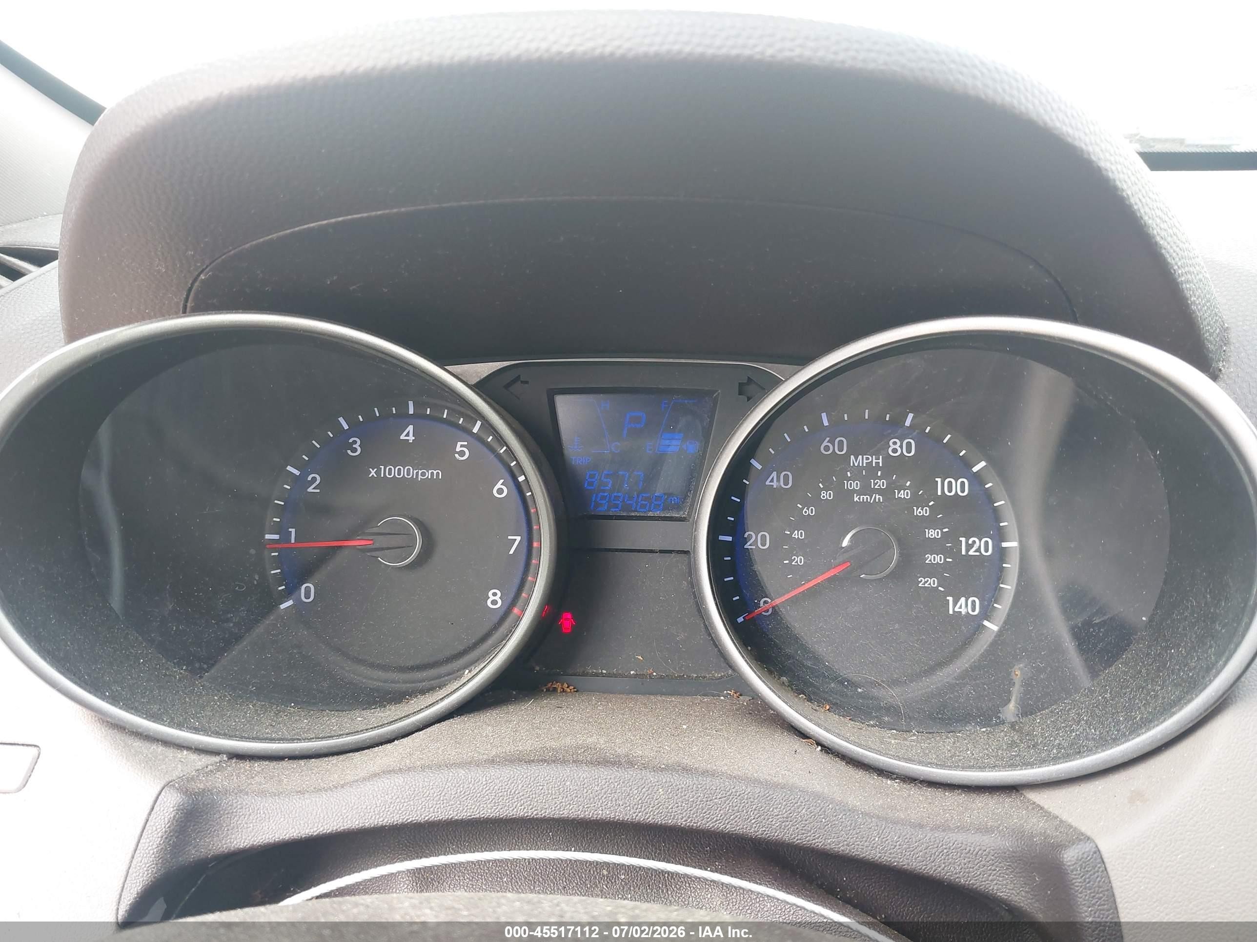 2010 Hyundai Tucson Gls White vin: KM8JU3AC6AU088741