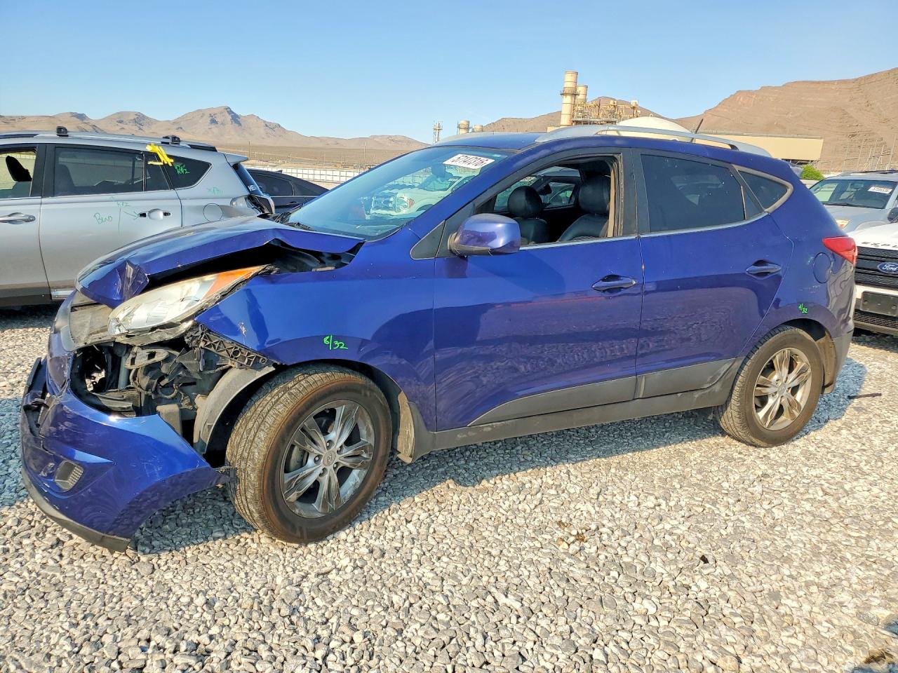2011 Hyundai Tucson Gls Blue vin: KM8JU3AC6BU125417