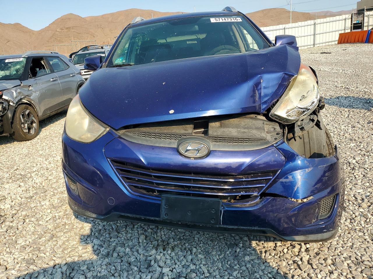 2011 Hyundai Tucson Gls Blue vin: KM8JU3AC6BU125417