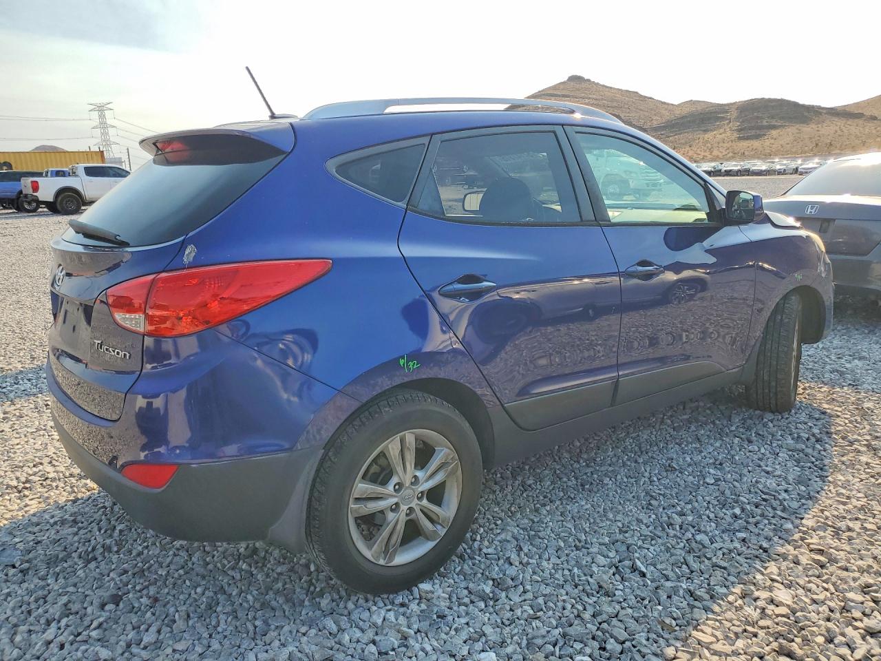 2011 Hyundai Tucson Gls Blue vin: KM8JU3AC6BU125417