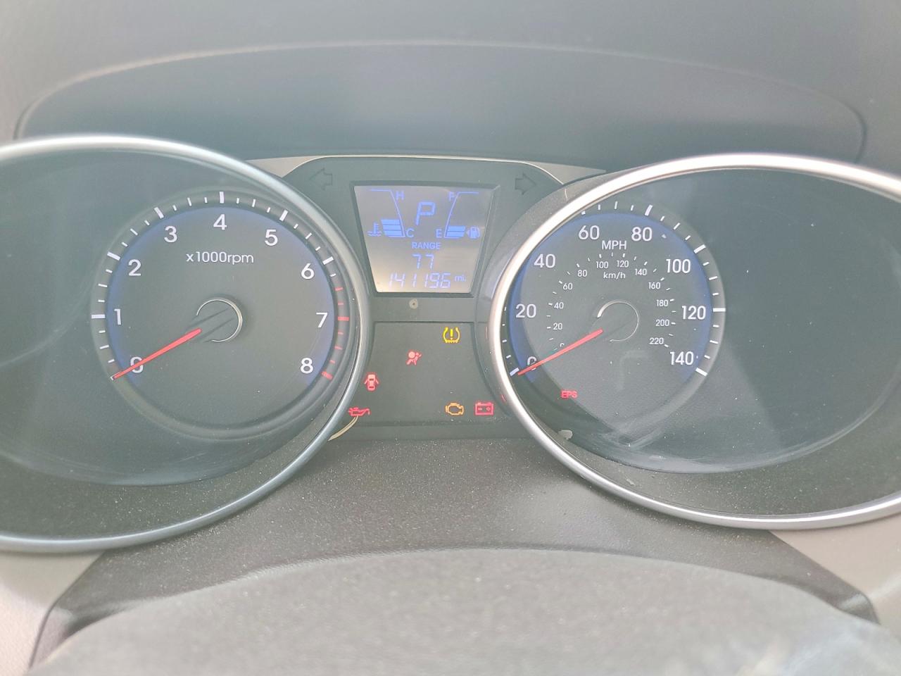 2011 Hyundai Tucson Gls Blue vin: KM8JU3AC6BU125417