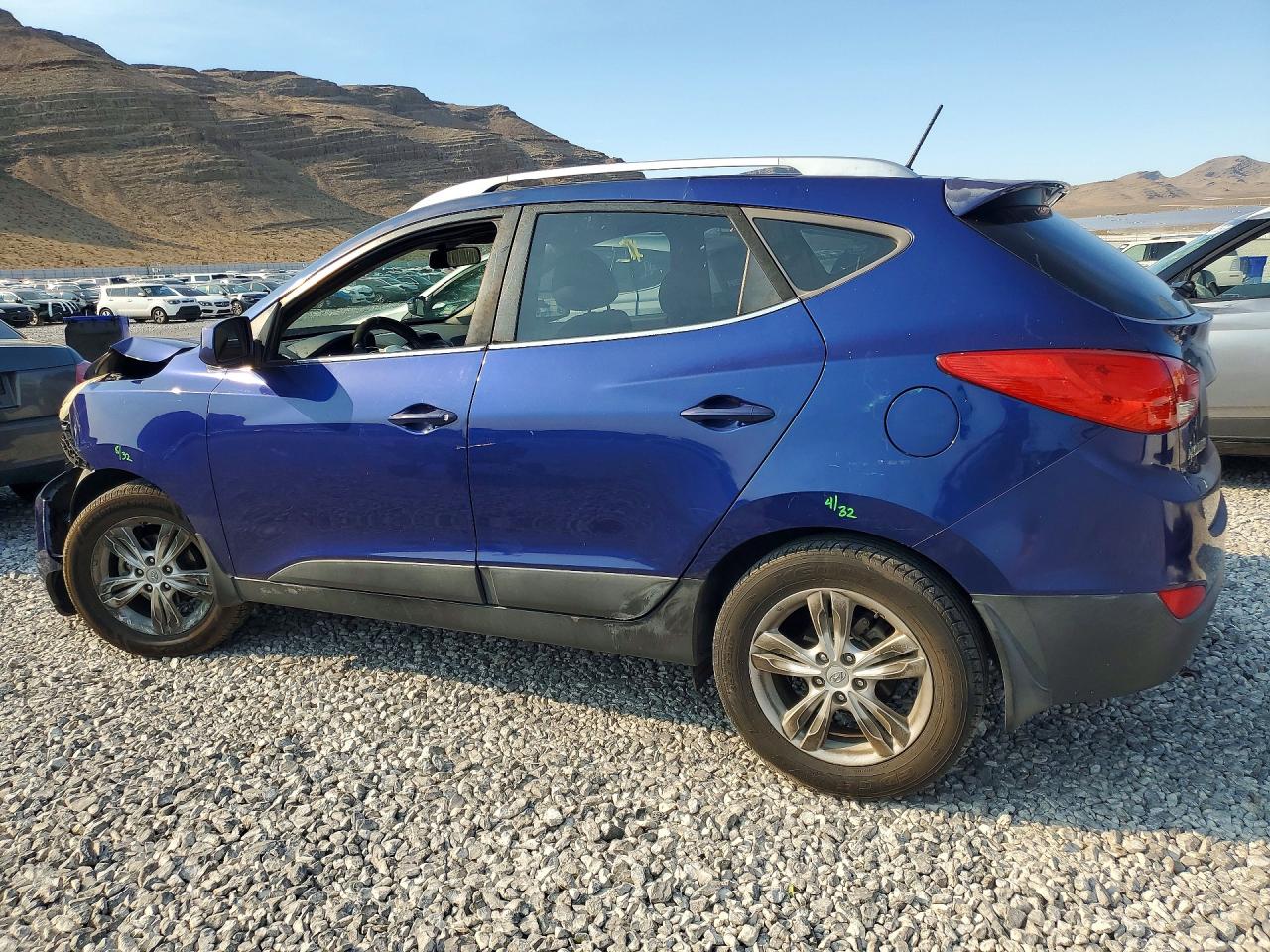 2011 Hyundai Tucson Gls Blue vin: KM8JU3AC6BU125417
