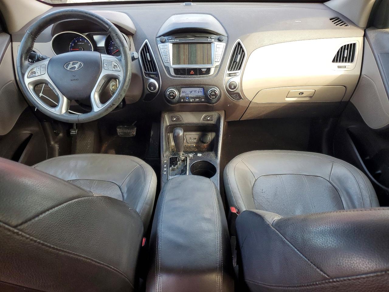 2011 Hyundai Tucson Limited Maroon vin: KM8JU3AC6BU170440