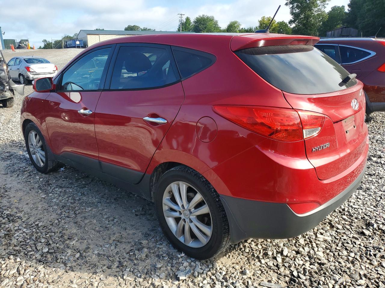 2011 Hyundai Tucson Limited Maroon vin: KM8JU3AC6BU170440