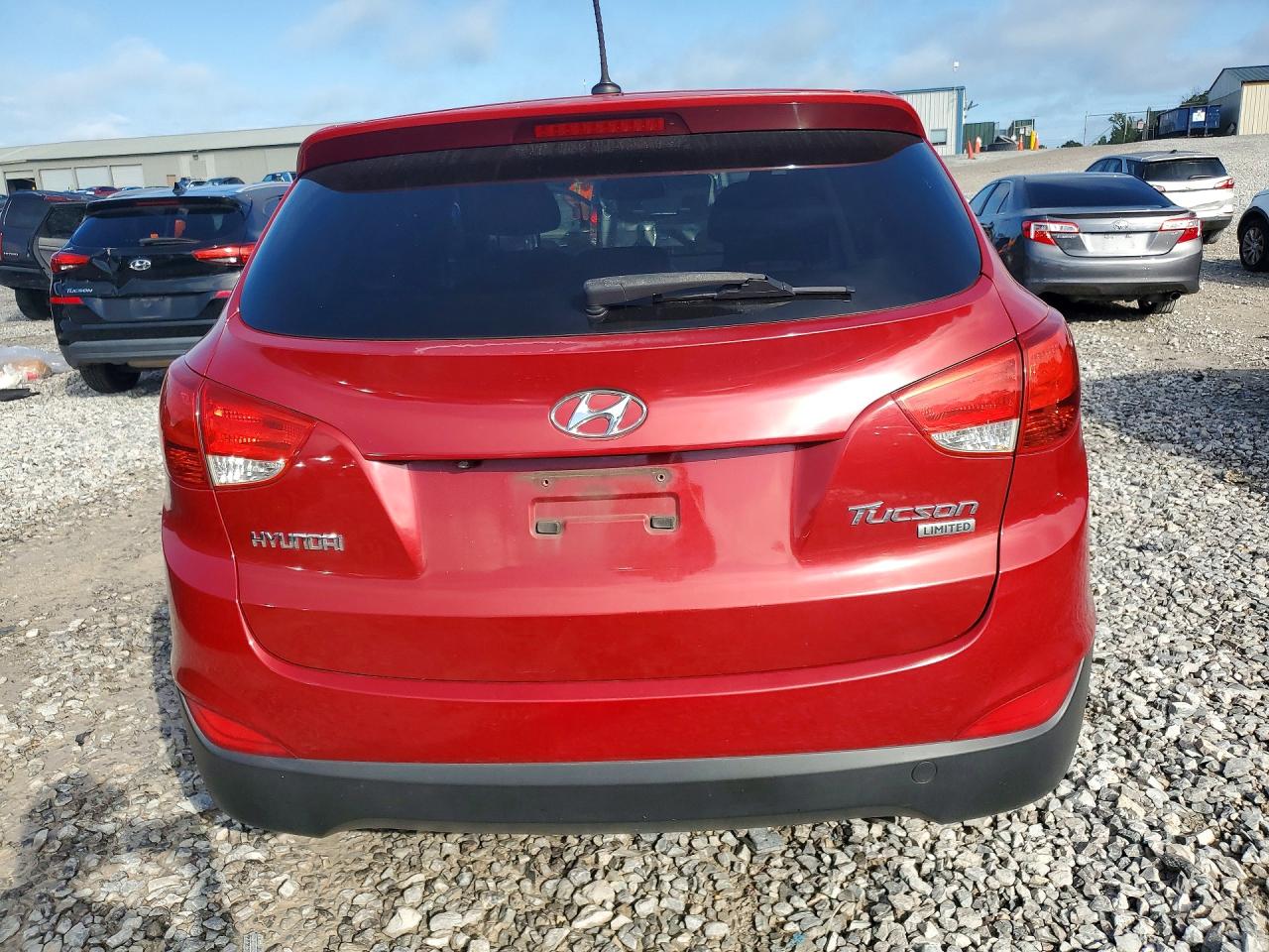 2011 Hyundai Tucson Limited Maroon vin: KM8JU3AC6BU170440