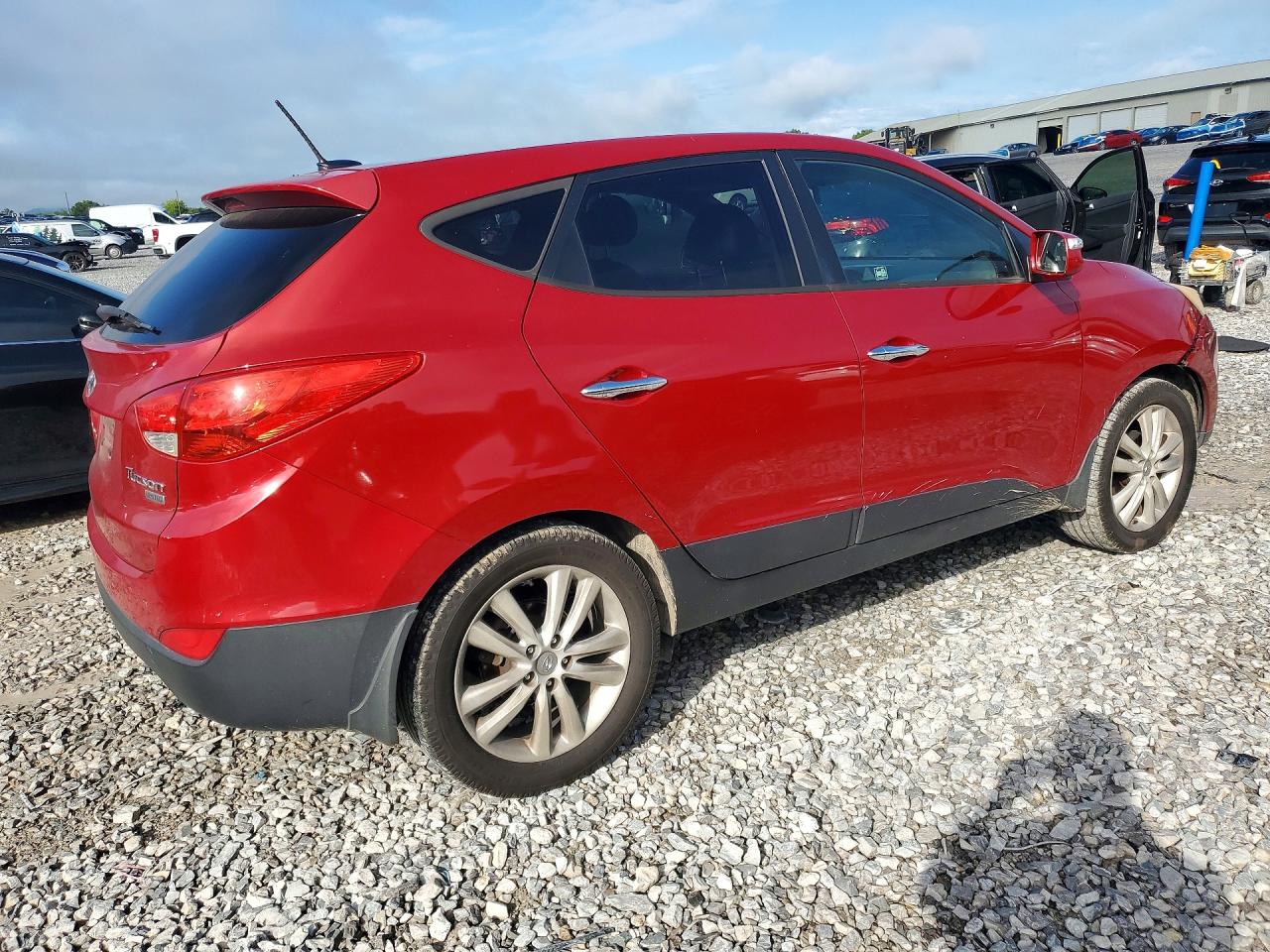 2011 Hyundai Tucson Limited Maroon vin: KM8JU3AC6BU170440