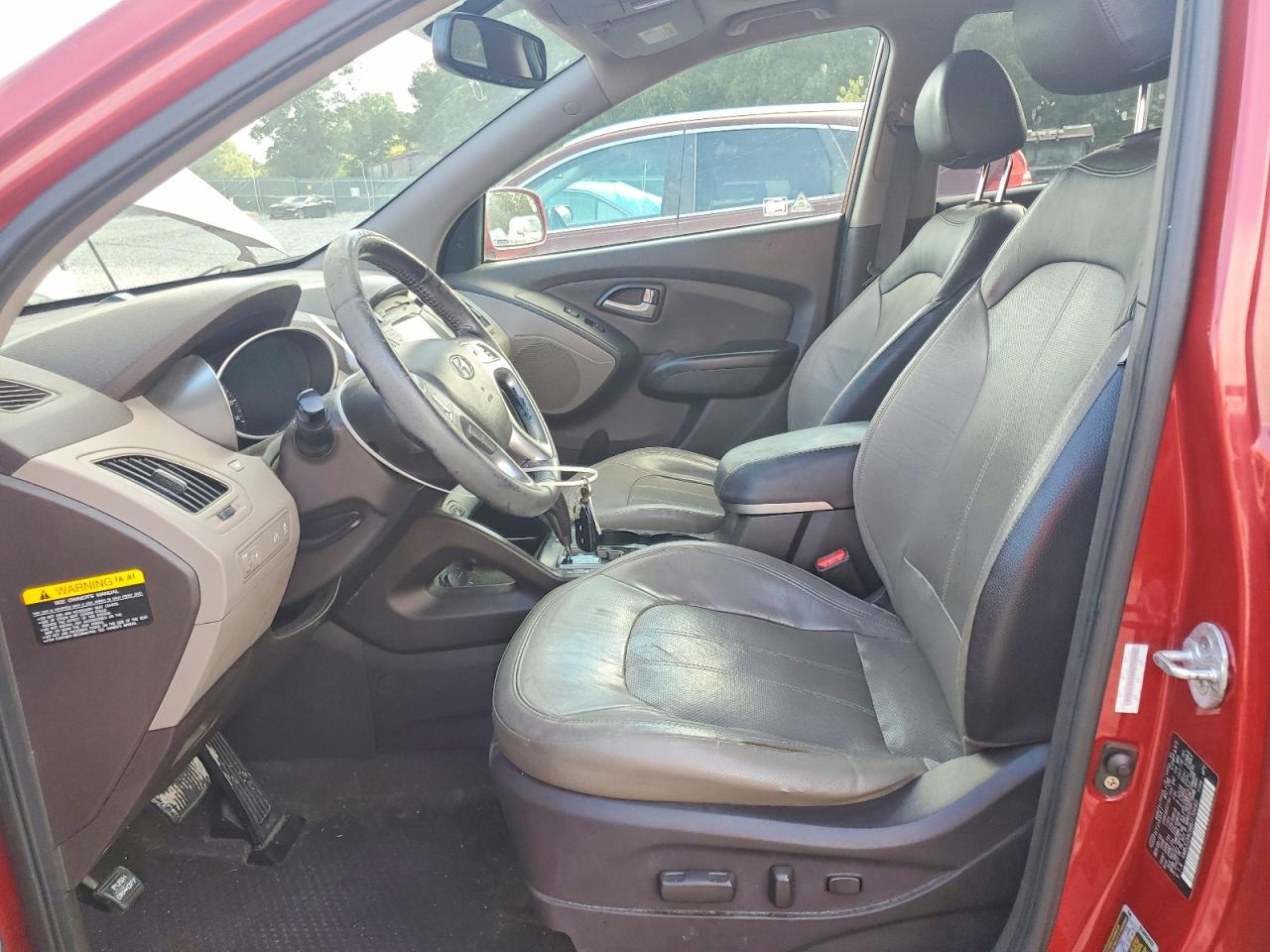 2011 Hyundai Tucson Limited Maroon vin: KM8JU3AC6BU170440