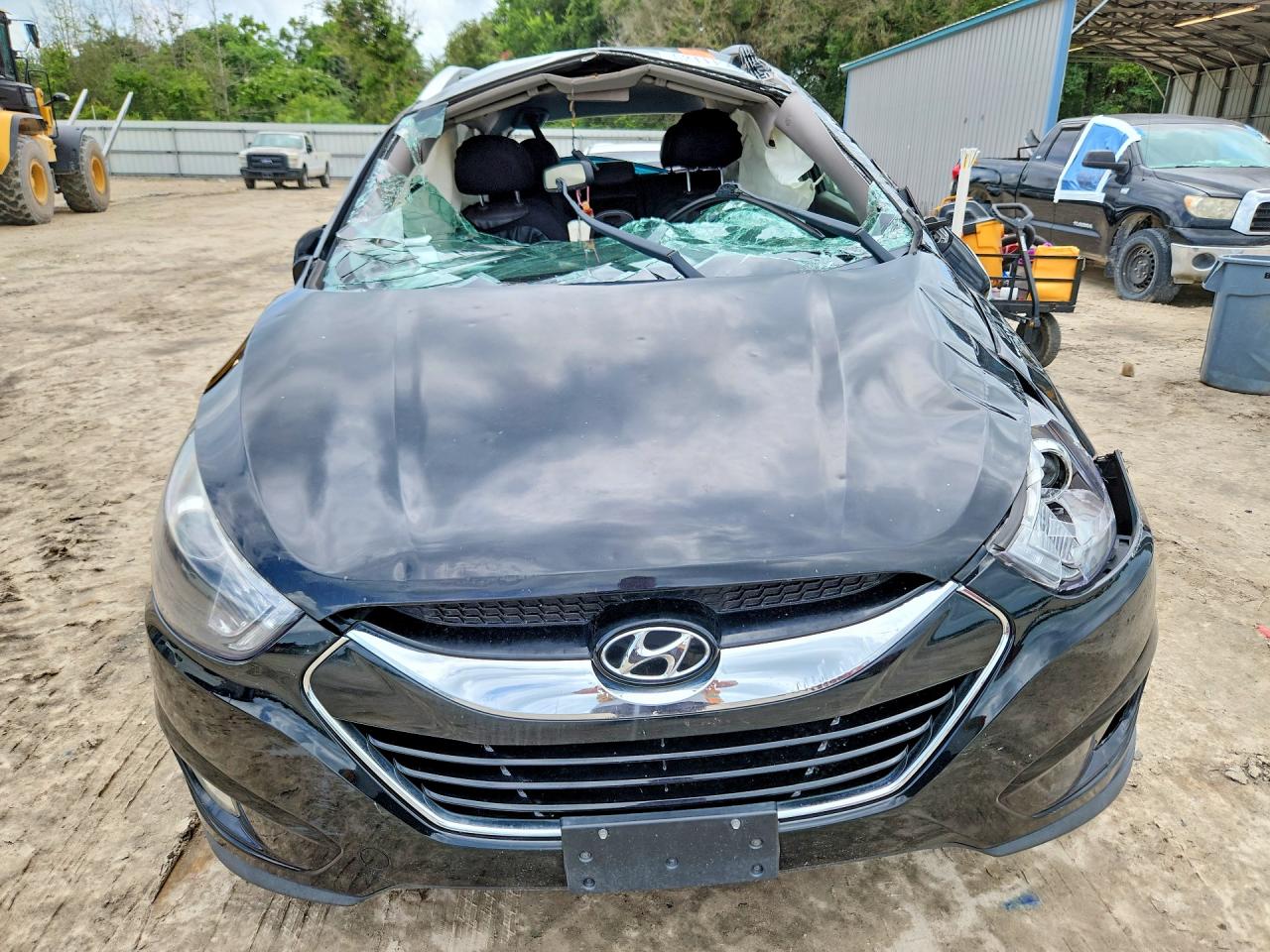2011 Hyundai Tucson Limited Black vin: KM8JU3AC6BU172480