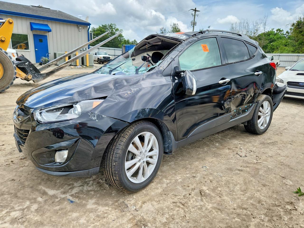 2011 Hyundai Tucson Limited Черный vin: KM8JU3AC6BU172480