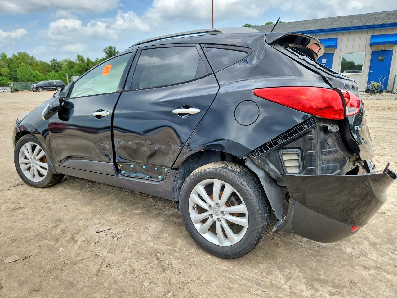 2011 Hyundai Tucson Limited Black vin: KM8JU3AC6BU172480
