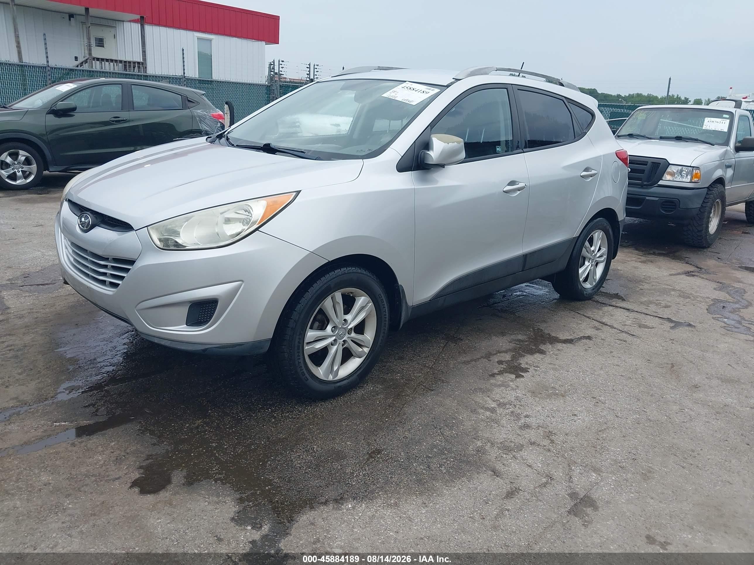 2011 Hyundai Tucson Gls Silver vin: KM8JU3AC6BU192504