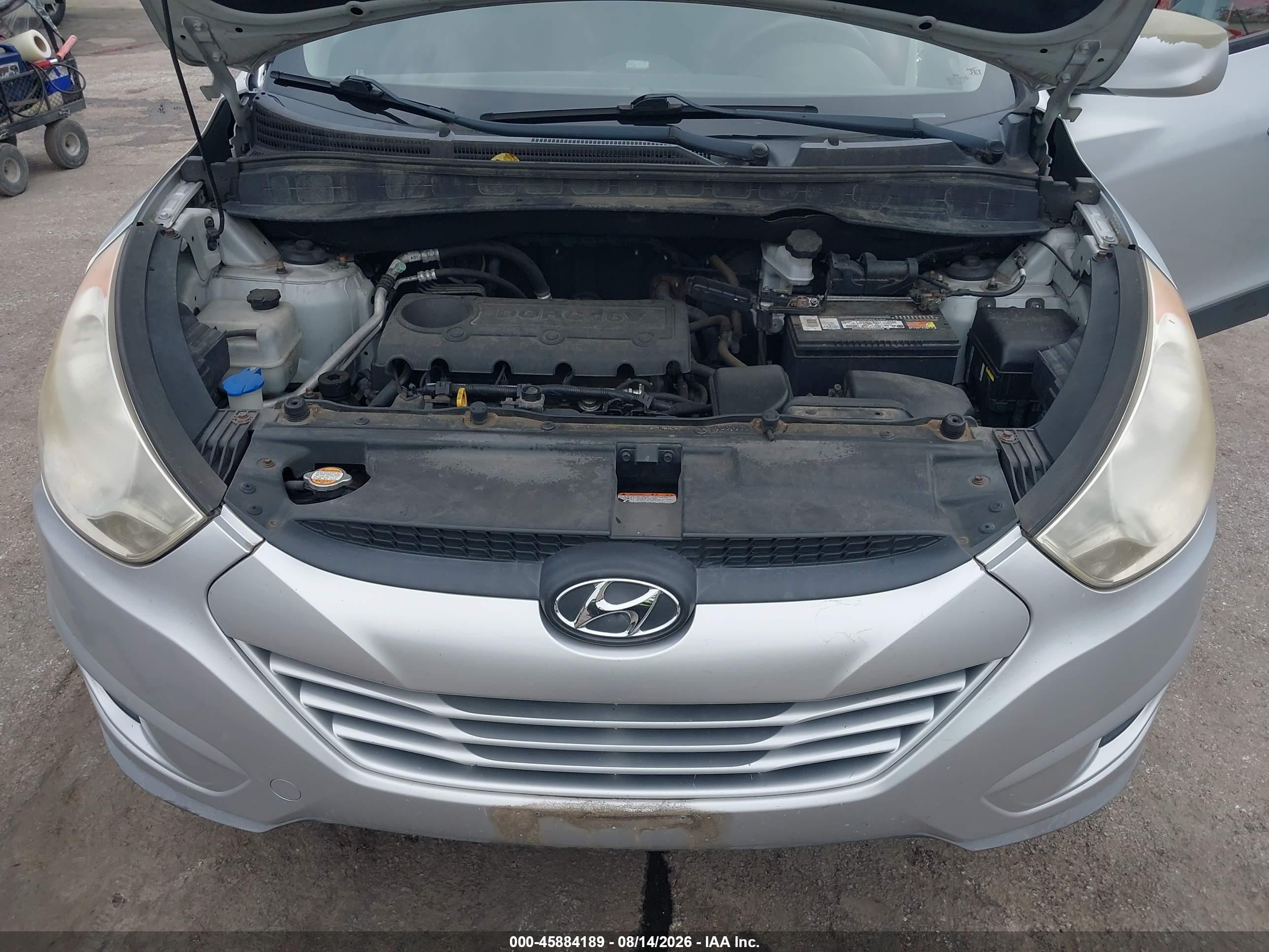 2011 Hyundai Tucson Gls Silver vin: KM8JU3AC6BU192504