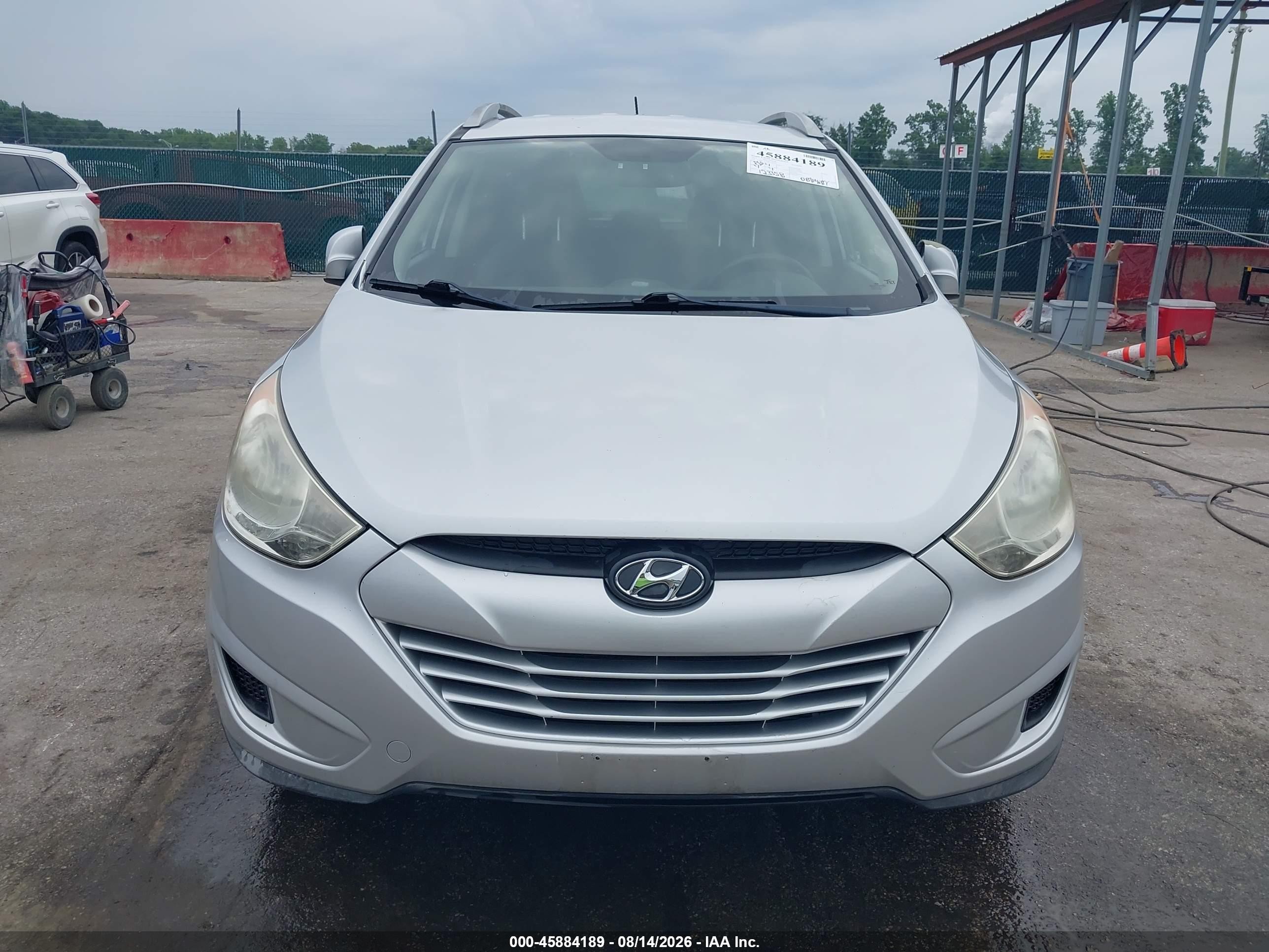 2011 Hyundai Tucson Gls Silver vin: KM8JU3AC6BU192504