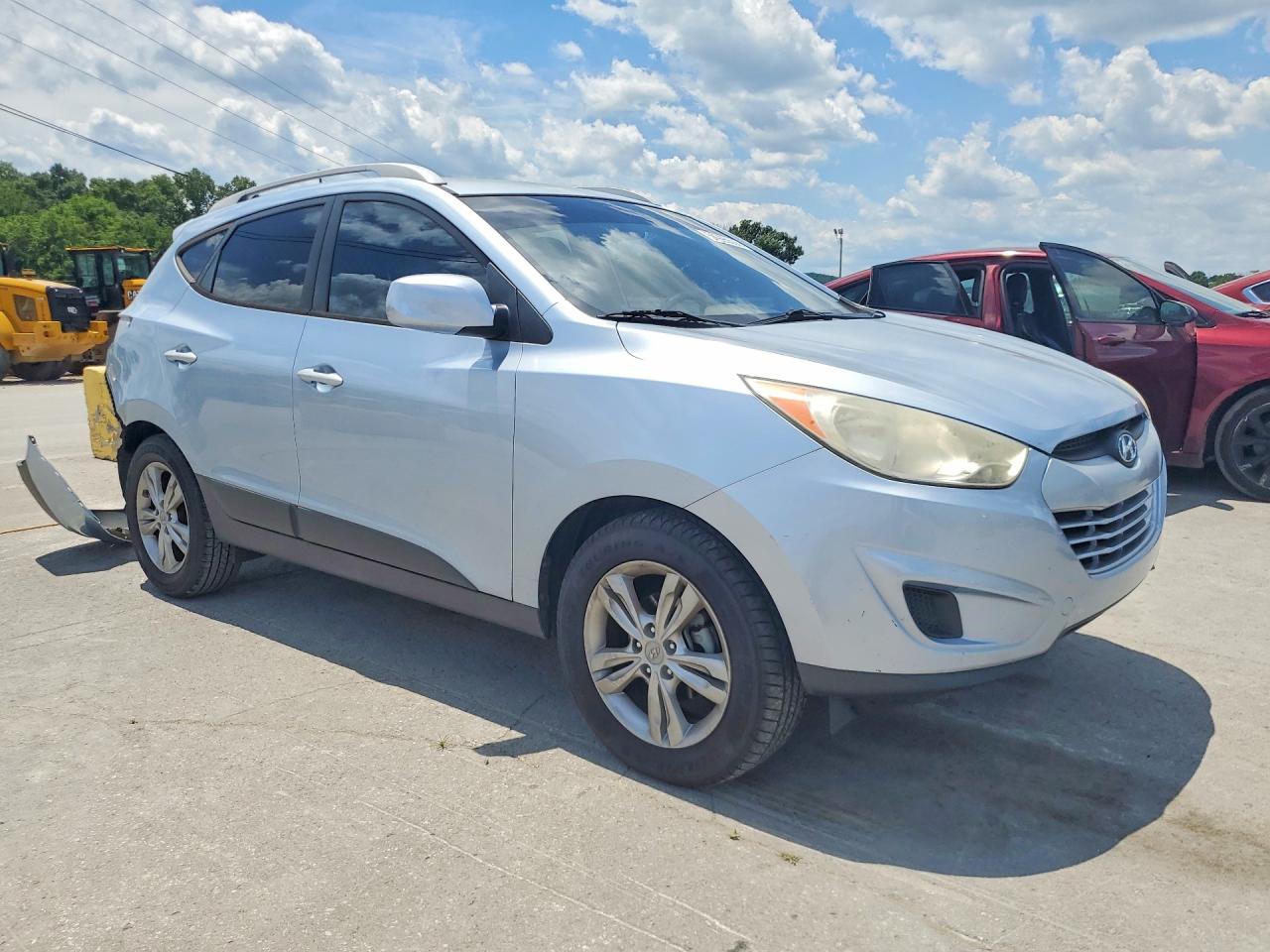 2011 Hyundai Tucson Gls Blue vin: KM8JU3AC6BU205946