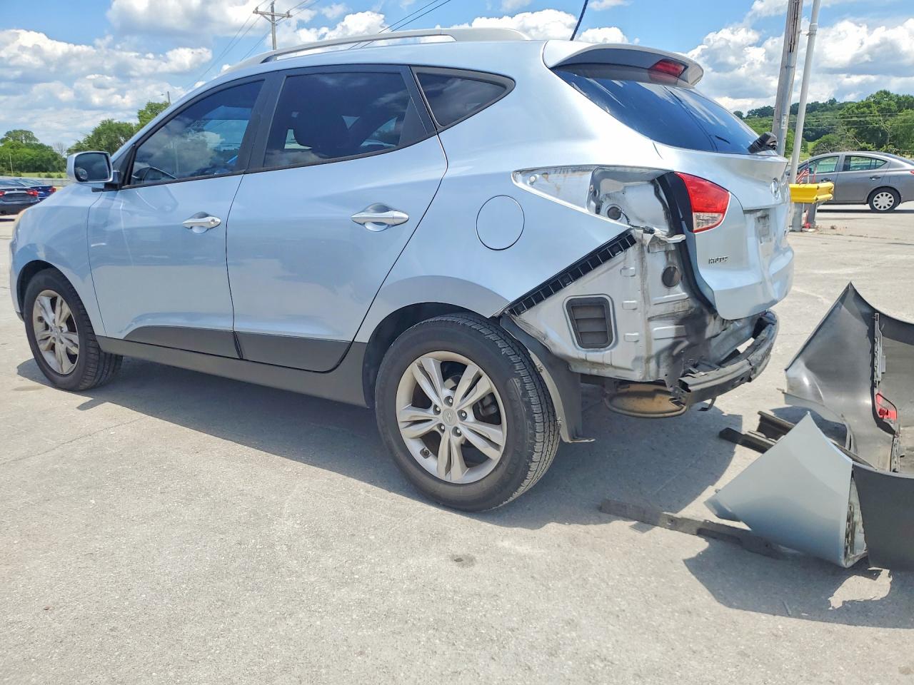 2011 Hyundai Tucson Gls Blue vin: KM8JU3AC6BU205946