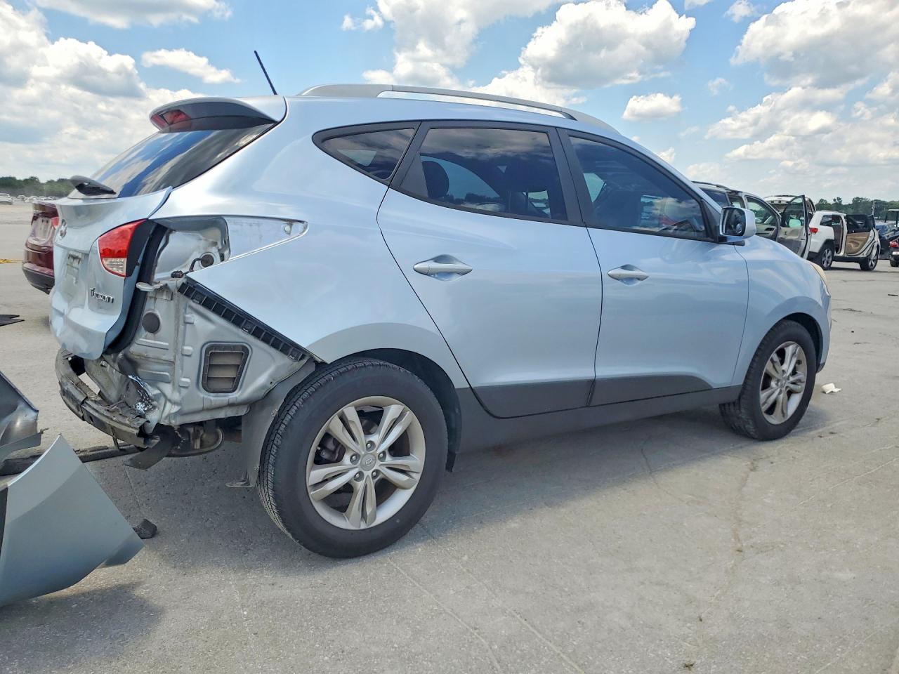 2011 Hyundai Tucson Gls Blue vin: KM8JU3AC6BU205946