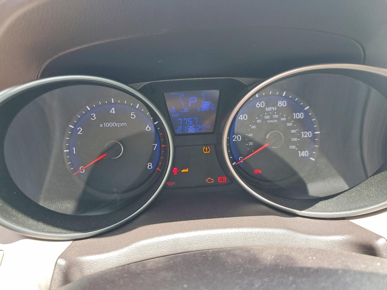 2011 Hyundai Tucson Gls Blue vin: KM8JU3AC6BU205946