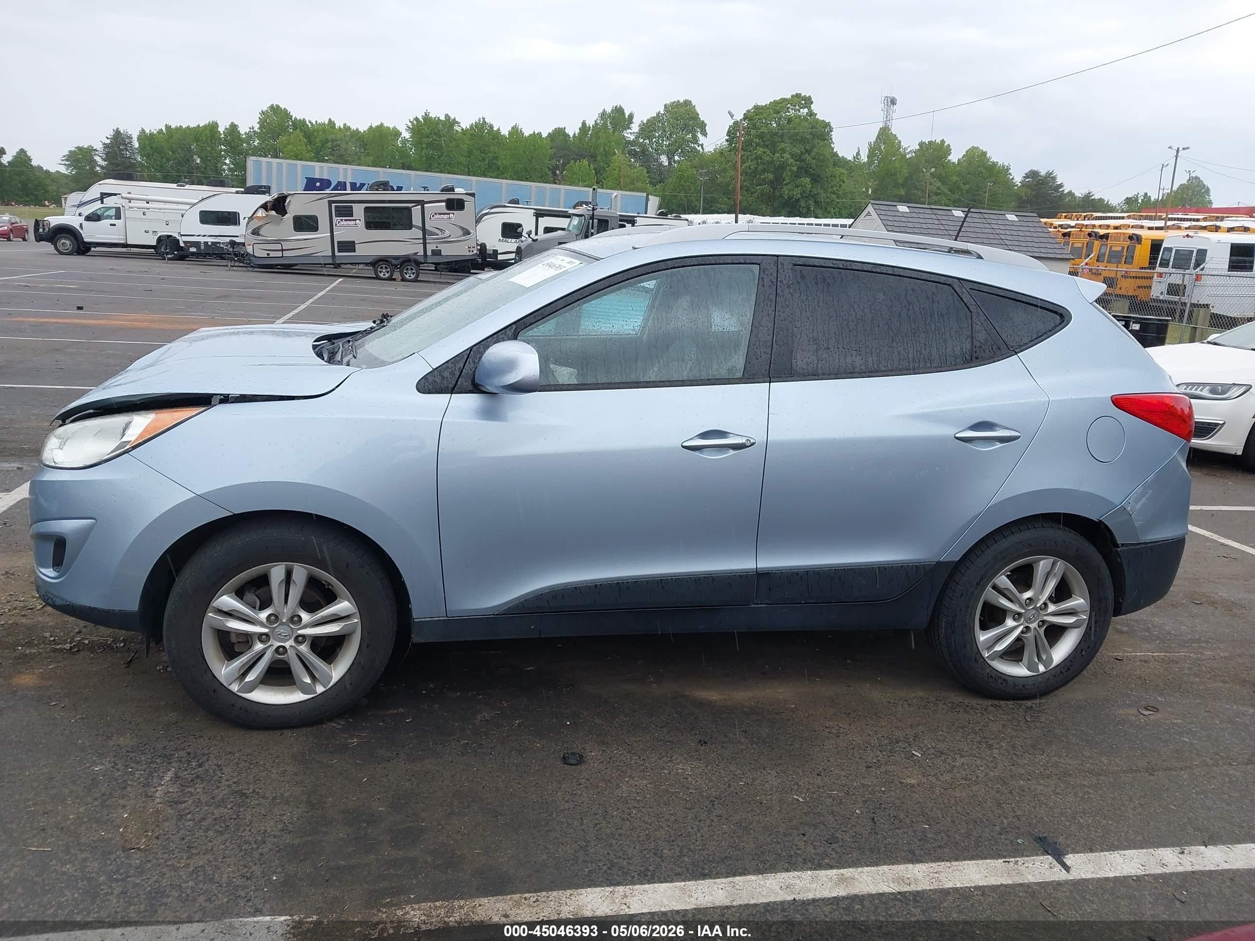 2011 Hyundai Tucson Gls Синий vin: KM8JU3AC6BU213027