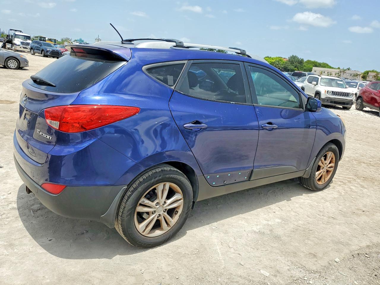 2011 Hyundai Tucson Gls Blue vin: KM8JU3AC6BU219880