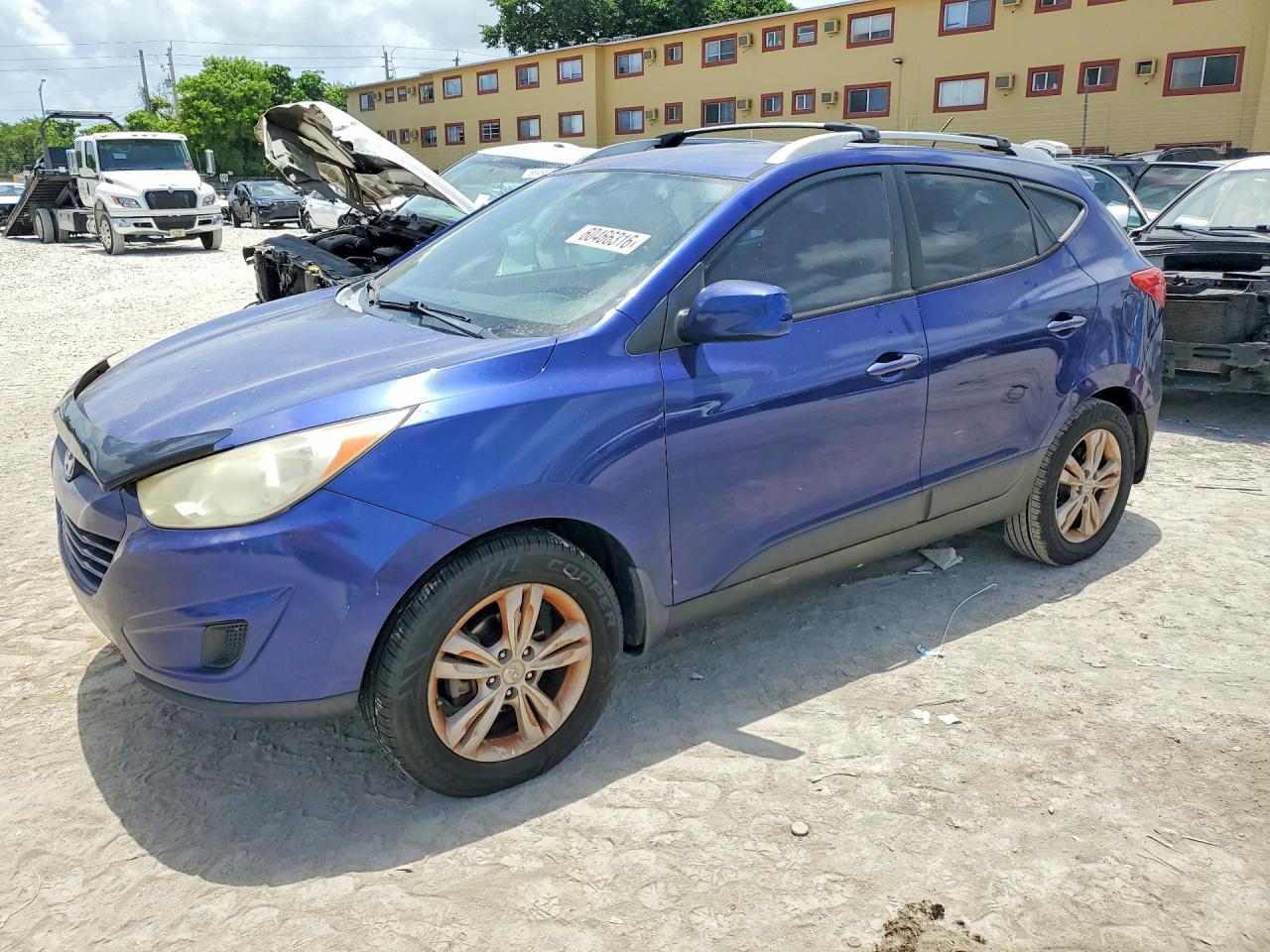 2011 Hyundai Tucson Gls Blue vin: KM8JU3AC6BU219880