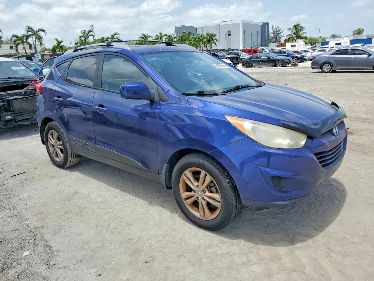 2011 Hyundai Tucson Gls Blue vin: KM8JU3AC6BU219880