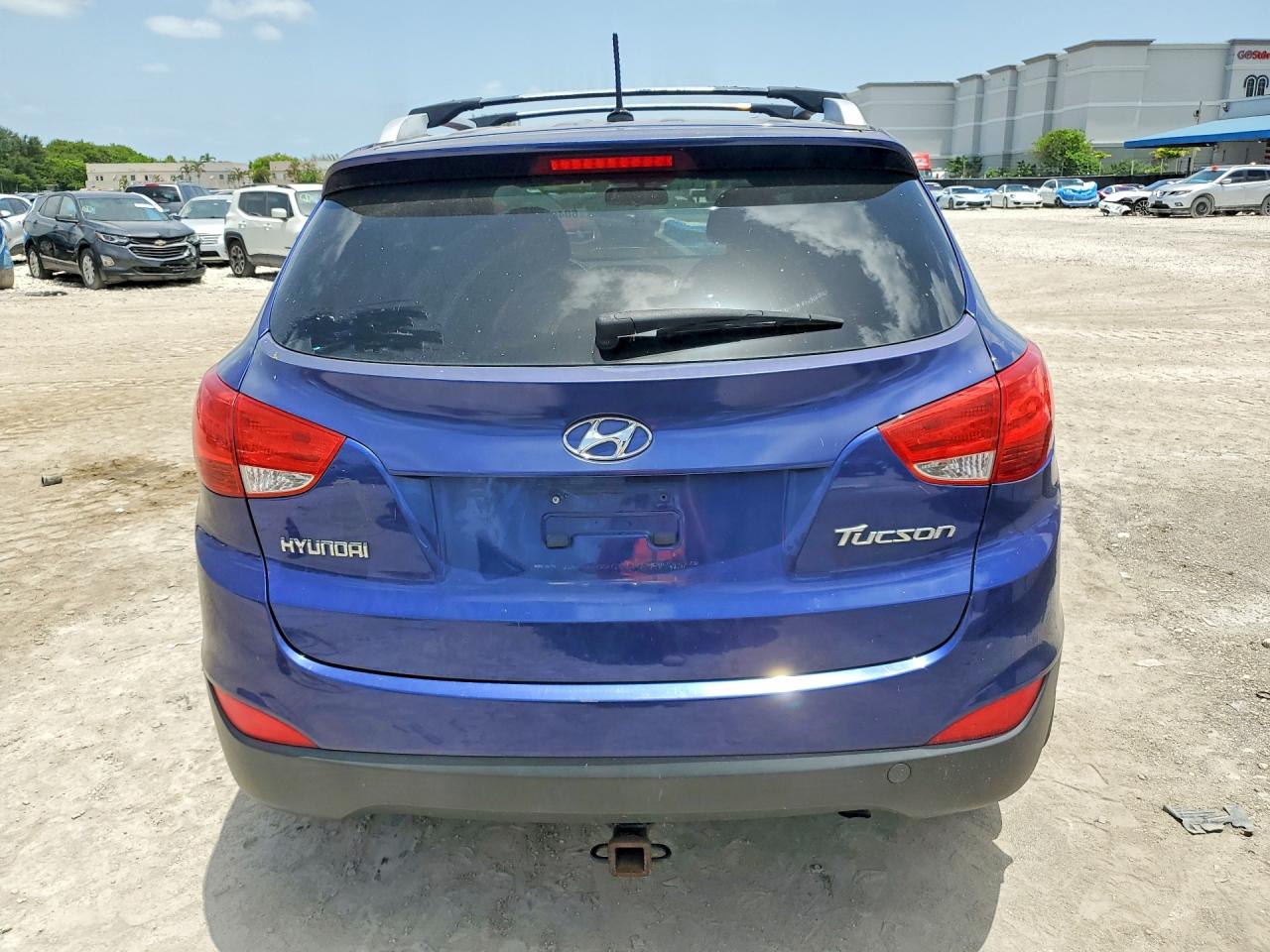 2011 Hyundai Tucson Gls Blue vin: KM8JU3AC6BU219880