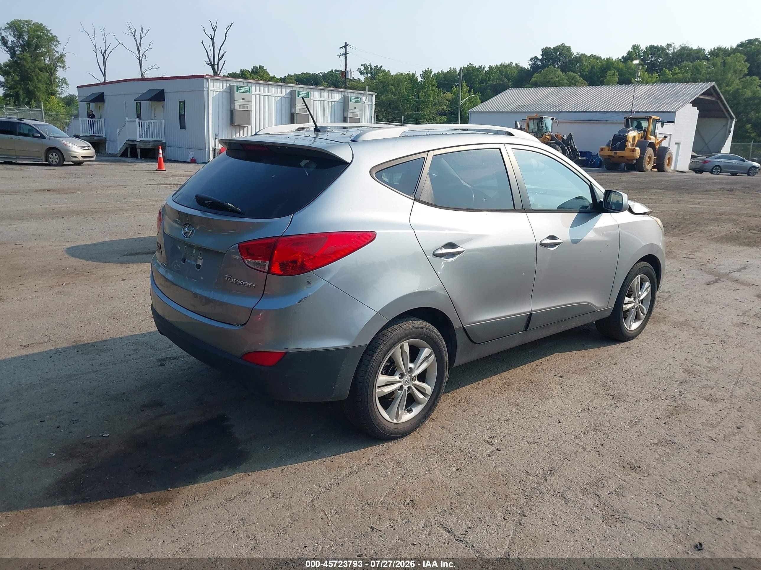 2011 Hyundai Tucson Gls Silver vin: KM8JU3AC6BU277715