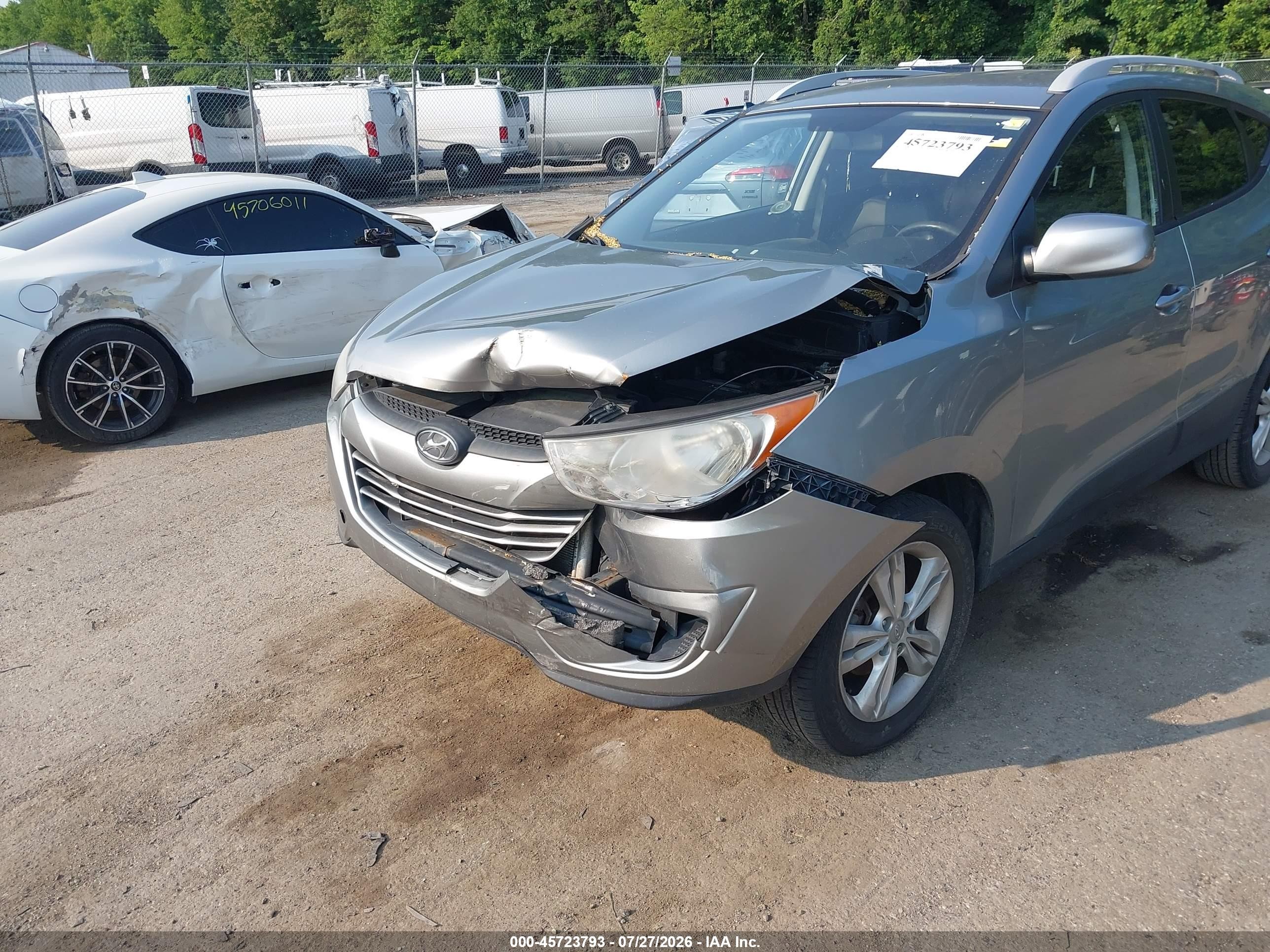 2011 Hyundai Tucson Gls Silver vin: KM8JU3AC6BU277715